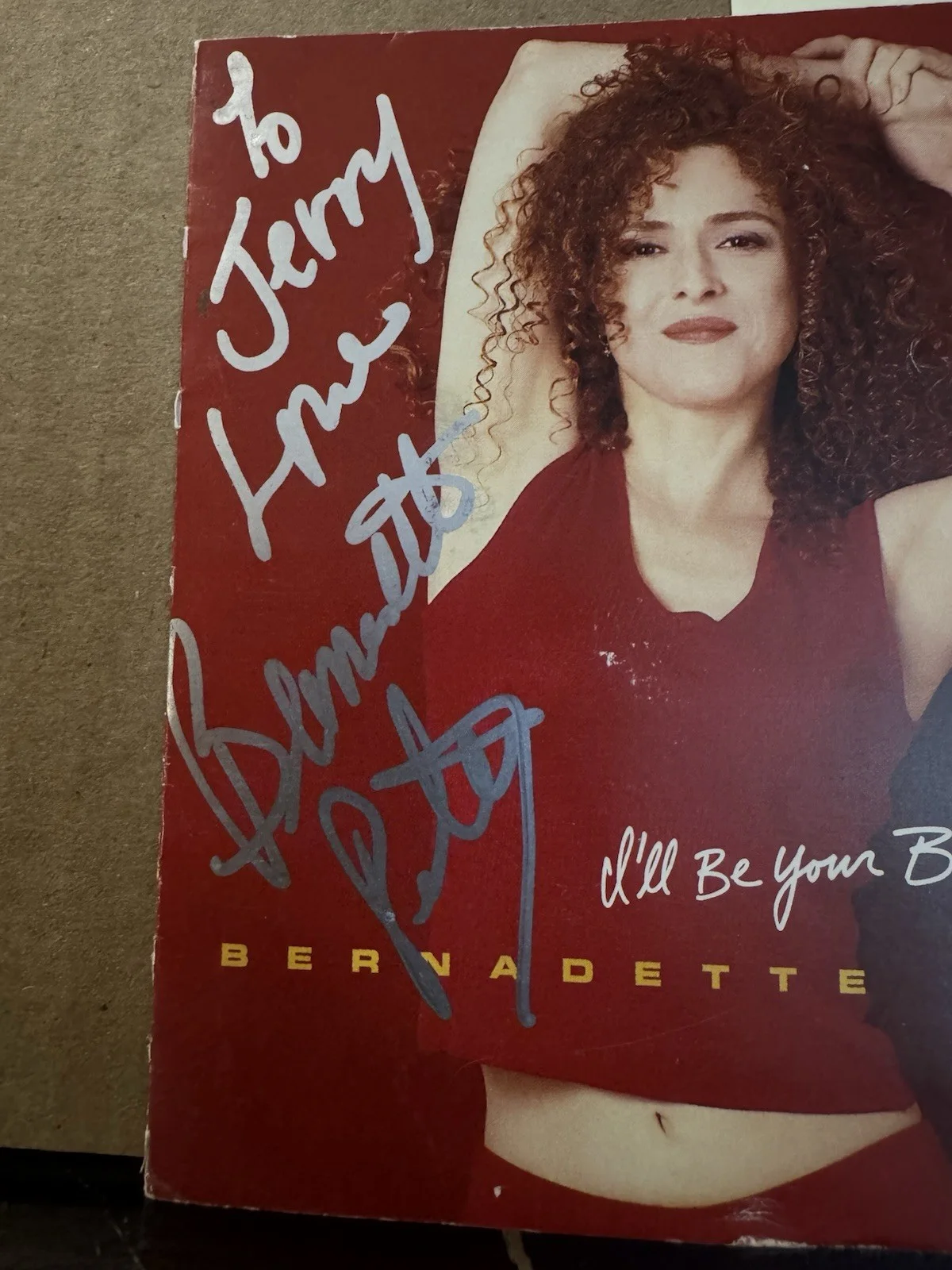 Bernadette Peters Signed CD Booklet “I’ll Be Your Baby Tonight” Autograph, image 2