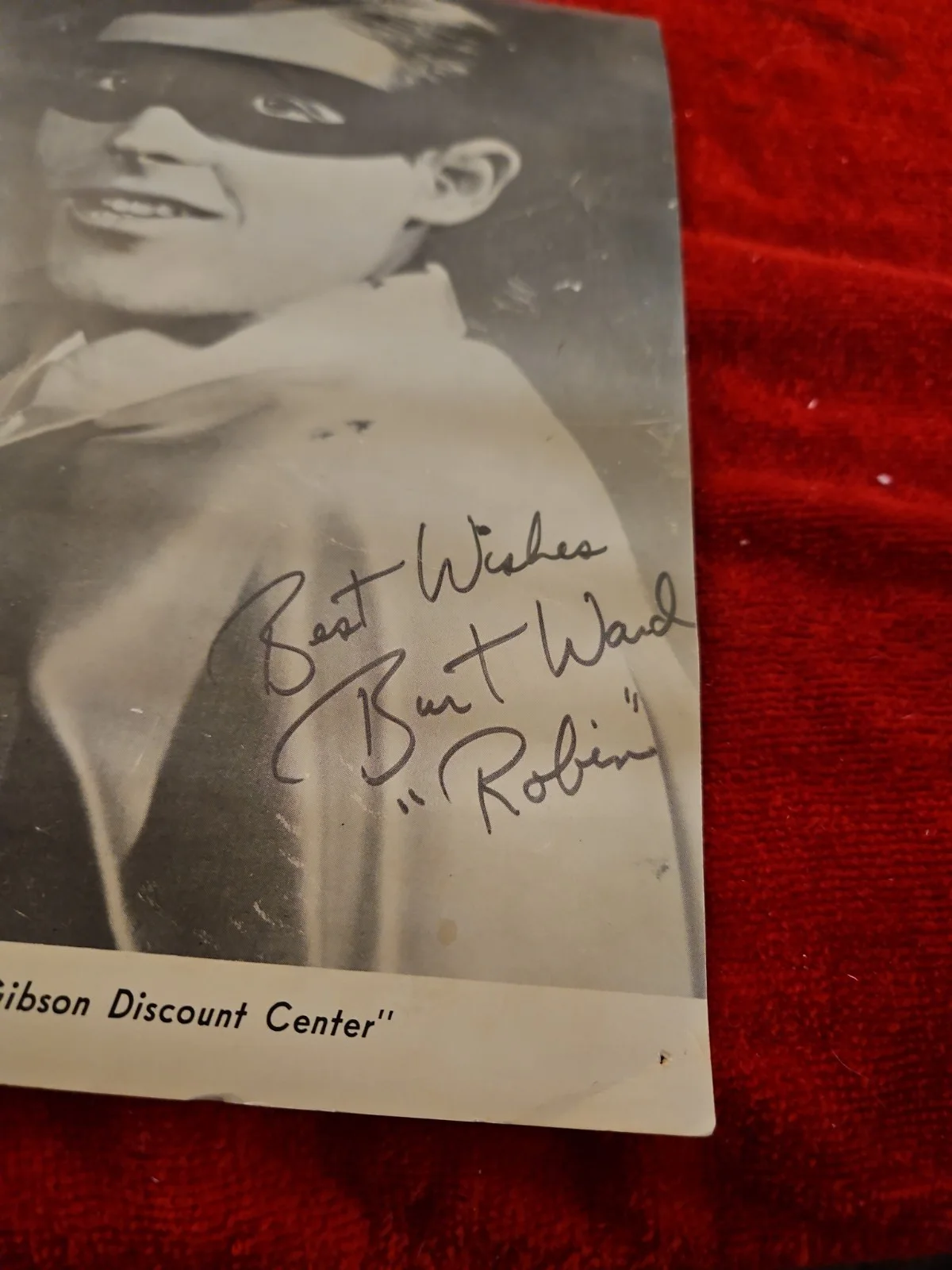 signed 8x10 Photo Of Burt Ward (Robin) Not Authenticated Self 1960s, изображение 2