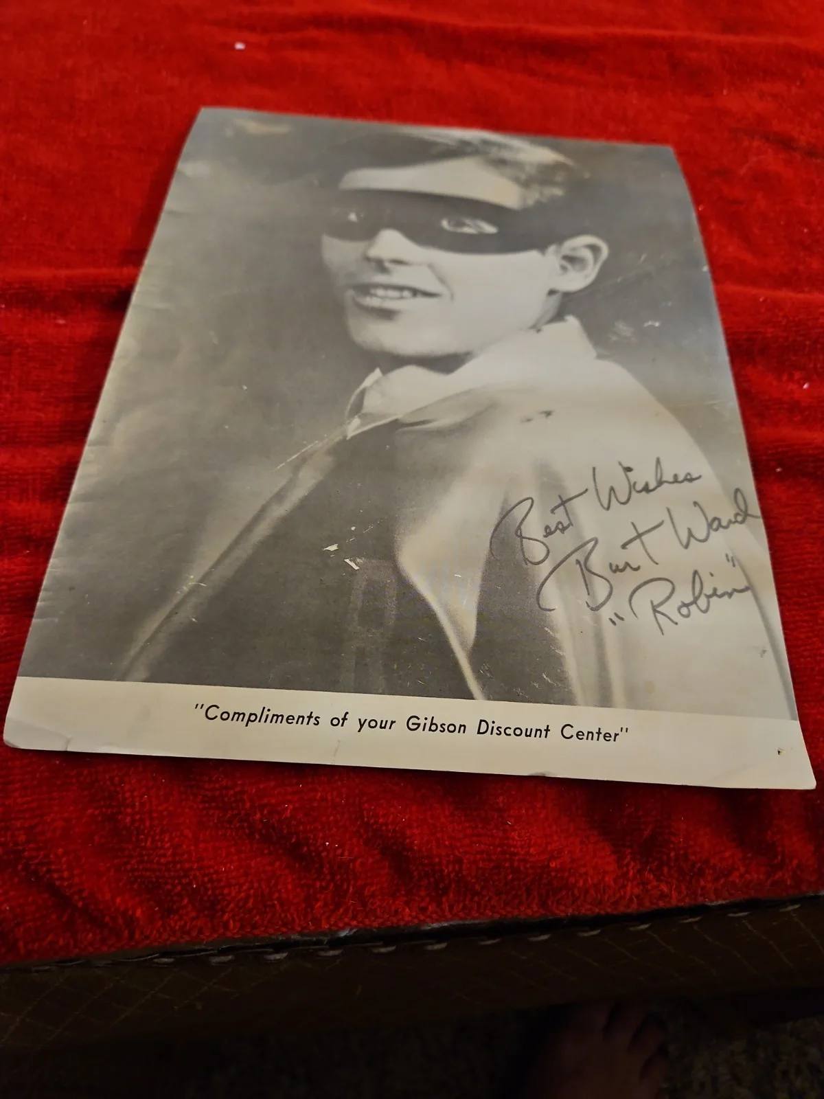 signed 8x10 Photo Of Burt Ward (Robin) Not Authenticated Self 1960s, изображение 5