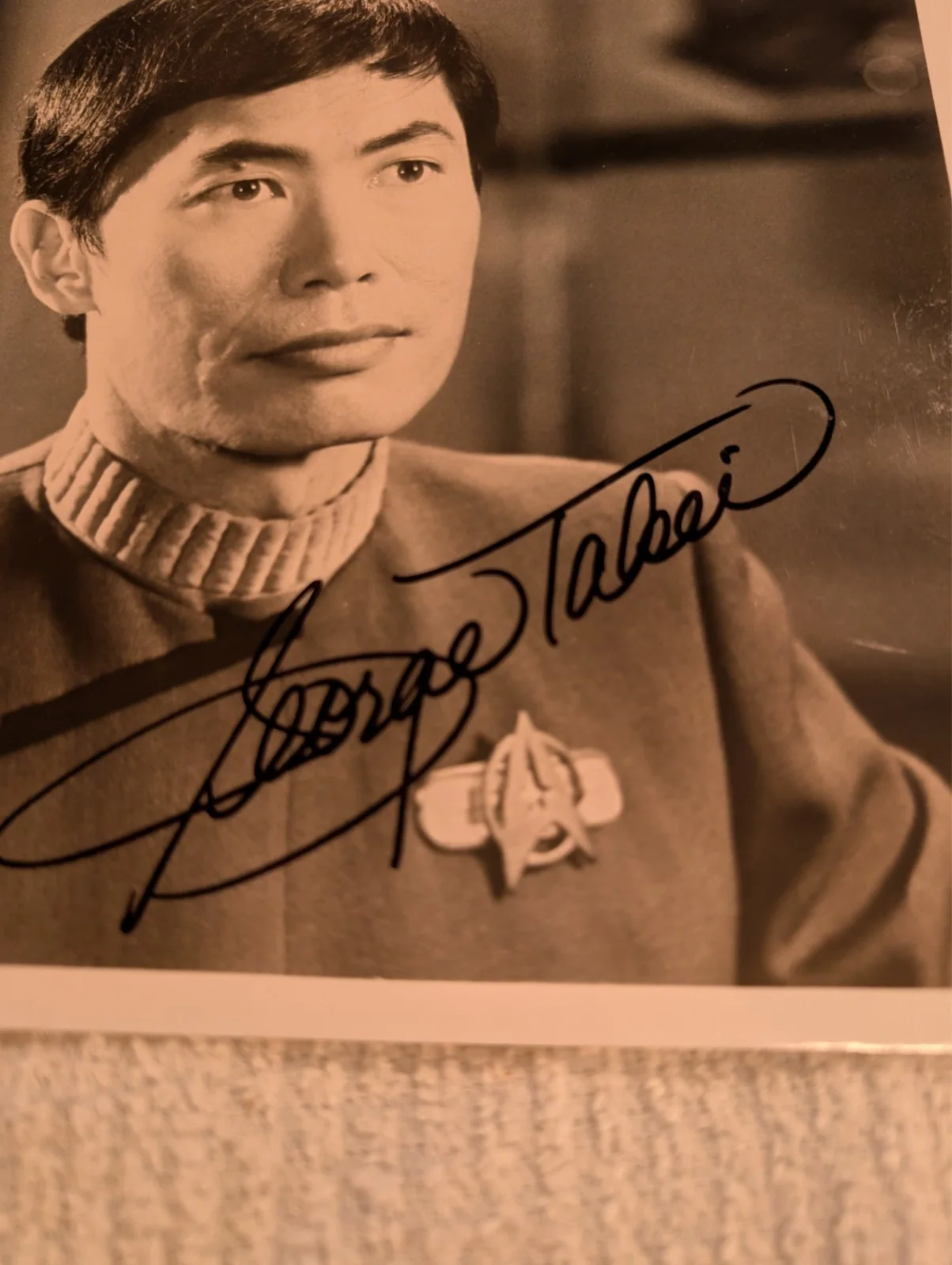 George Takei — GEORGE TAKEI SIGNED 8x10 PHOTO Original Autograph no cert. Star Trek HIKARU SULU, изображение 2
