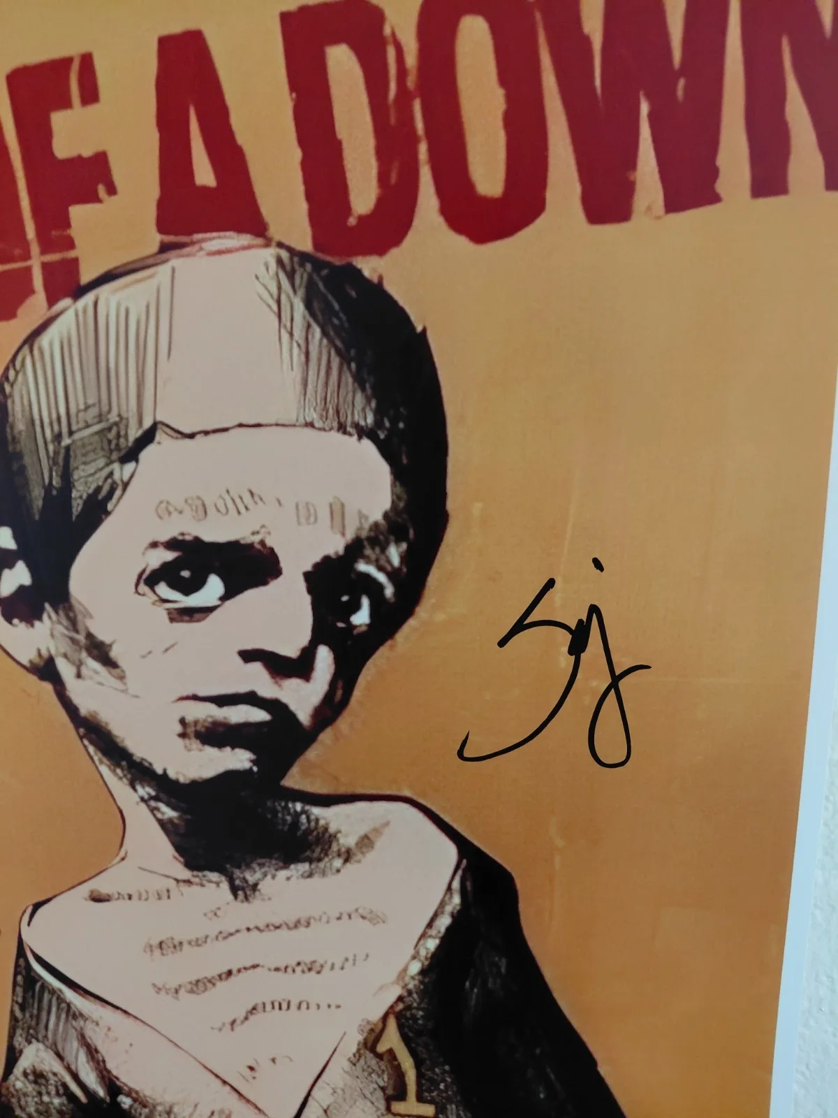 Autographed System of a Down Poster Souls 2004, image 5