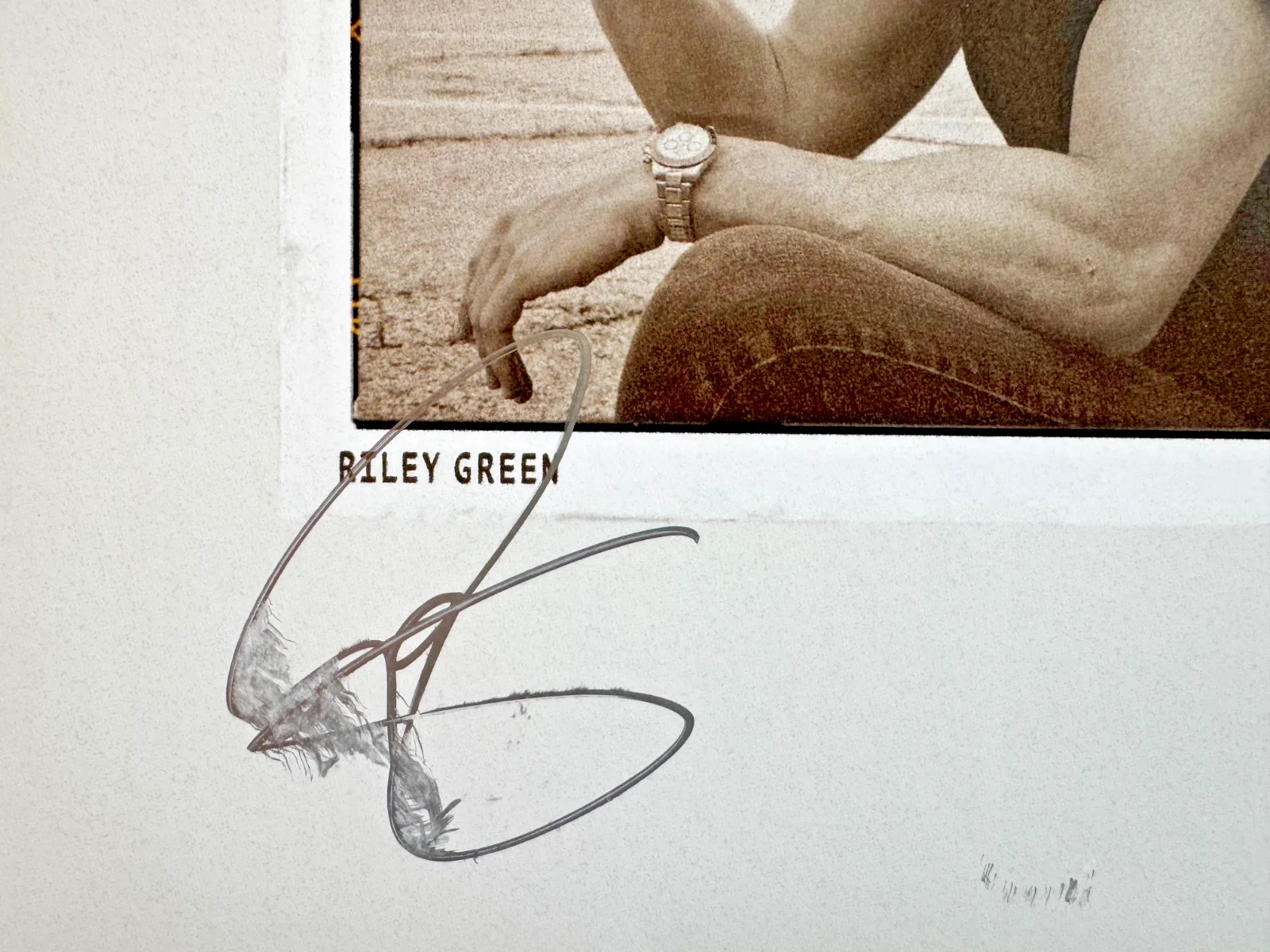 Riley Green Signed Autographed Vinyl LP “Ain’t My Last Rodeo” Beckett COA BAS, изображение 2