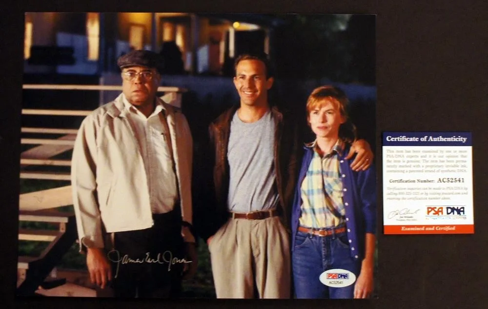 James Earl Jones — JAMES EARL JONES SIGNED - PSA/DNA - Field of Dreams, Star Wars, Darth Vader!