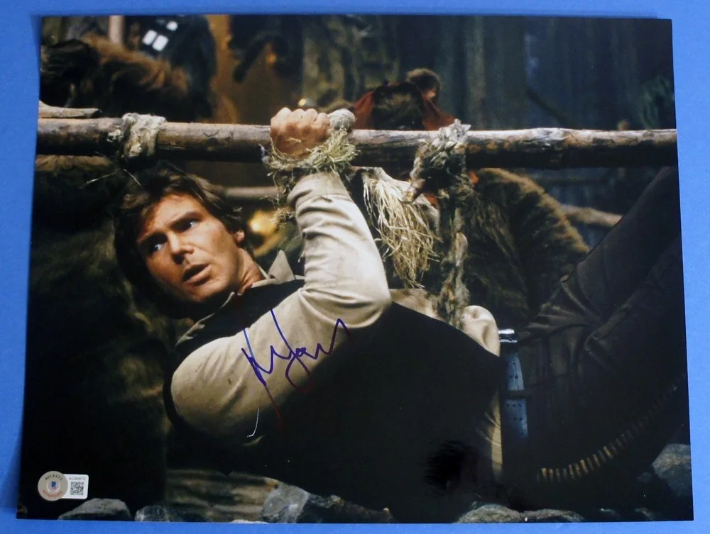 Harrison Ford — **Beckett LOA** HARRISON FORD SIGNED 11x14 Star Wars Photo (Ewoks ROTJ), image 2