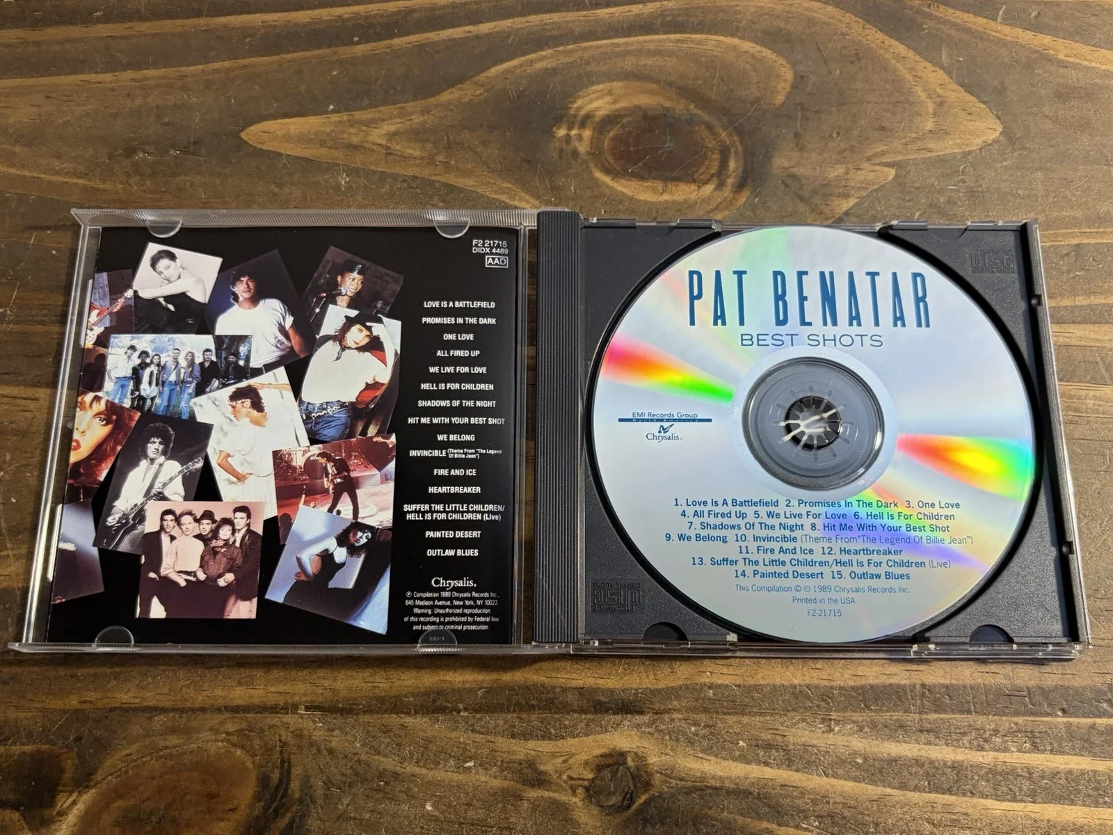 Pat Benatar Best Shots CD SIGNED AUTOGRAPHED Very Rare 80s Rock N Roll Music HOF, изображение 3