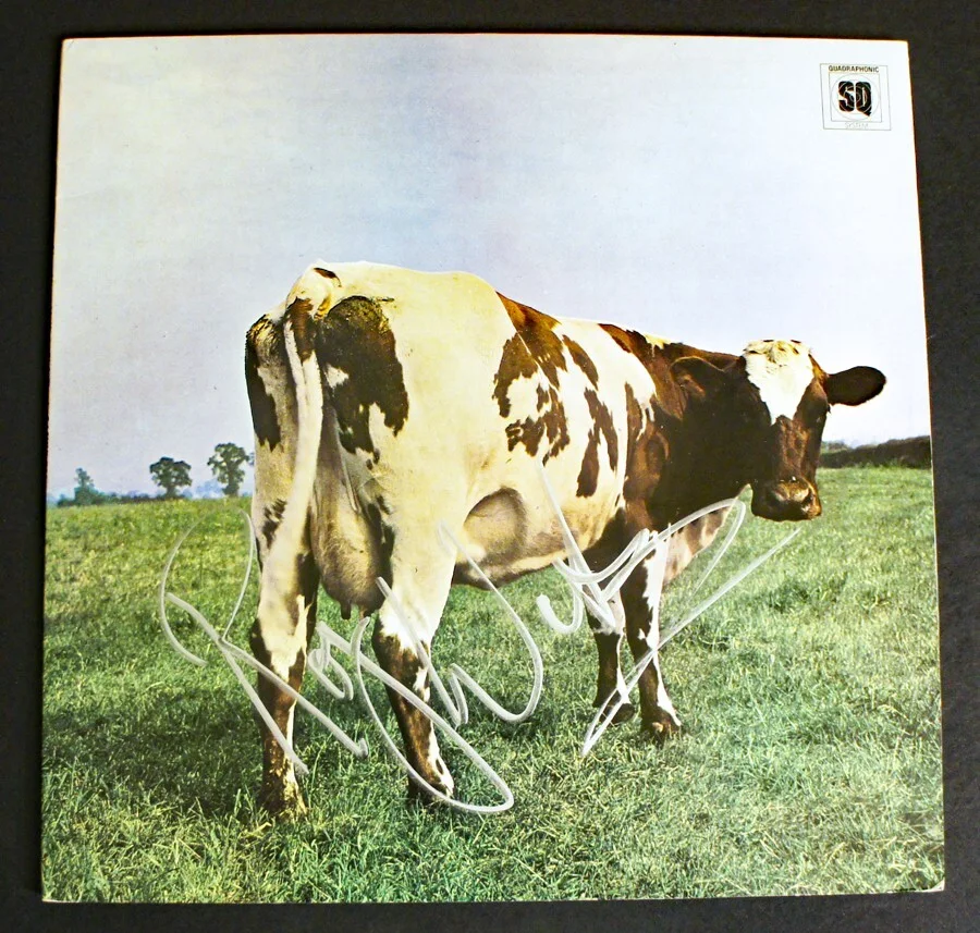 ROGER WATERS SIGNED Vinyl ATOM HEART MOTHER (Pink Floyd) with Beckett Letter!, изображение 2