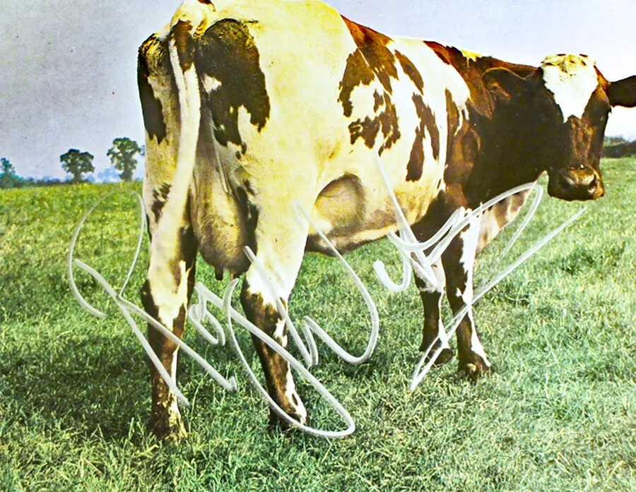 ROGER WATERS SIGNED Vinyl ATOM HEART MOTHER (Pink Floyd) with Beckett Letter!, изображение 3