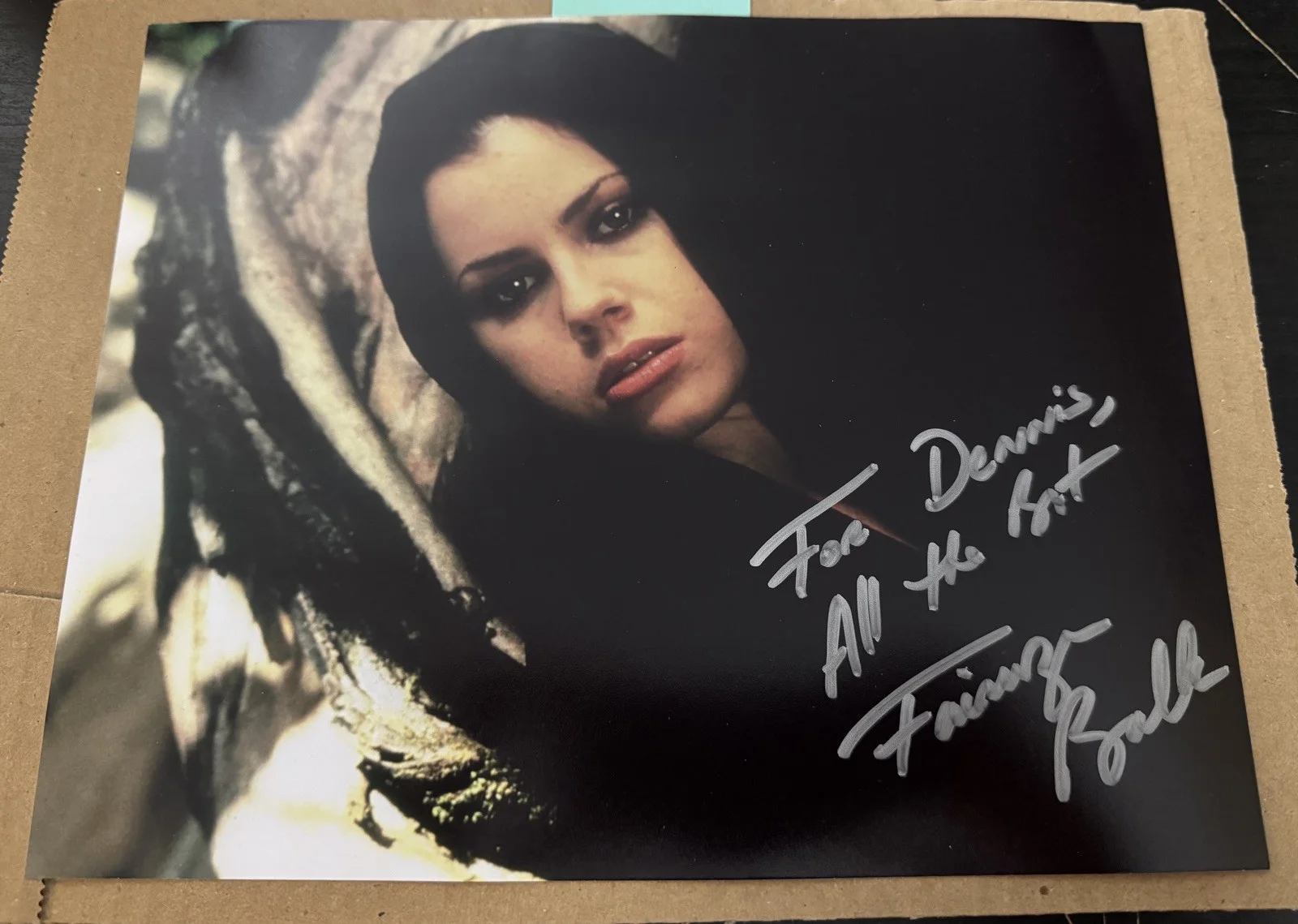 Fairuza Balk — Fairuza Balk Signed 8x10 The Craft Photo Autograph Personalized “Dennis”