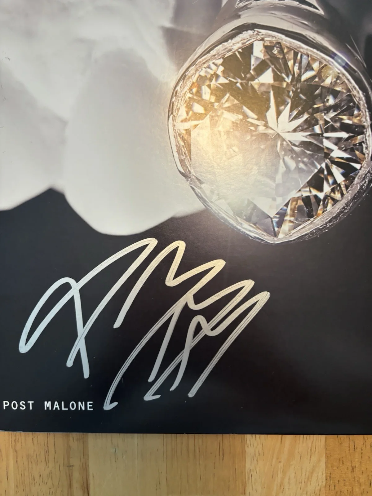 Post Malone Signed Autographed Vinyl LP The Diamond Collection Jsa Coa, image 2