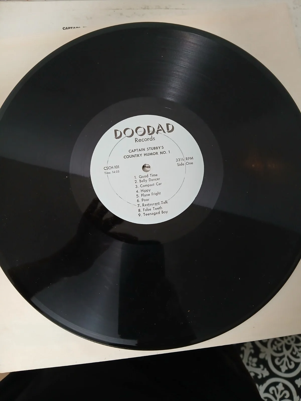 Captain Stubby Signed Country Humor LP Doodad Records Original, изображение 4