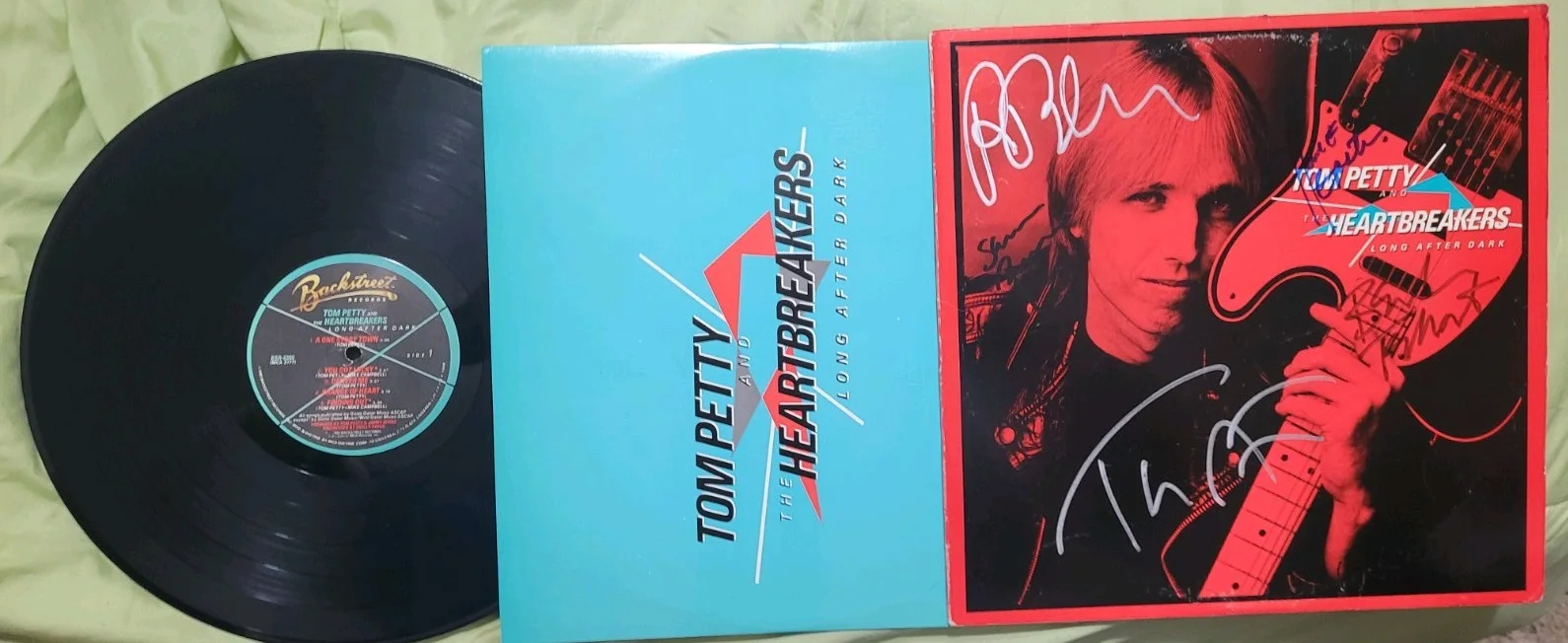 Tom Petty — Long After Dark Tom Petty & HeartBreakers Signed Autograph Album Vinyl OFFERS!!, image 4