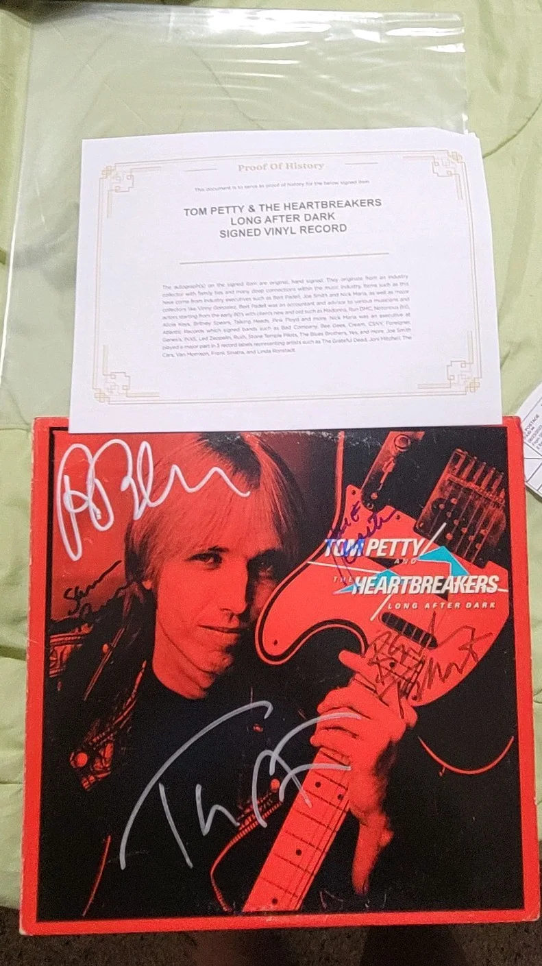 Tom Petty — Long After Dark Tom Petty & HeartBreakers Signed Autograph Album Vinyl OFFERS!!, image 5