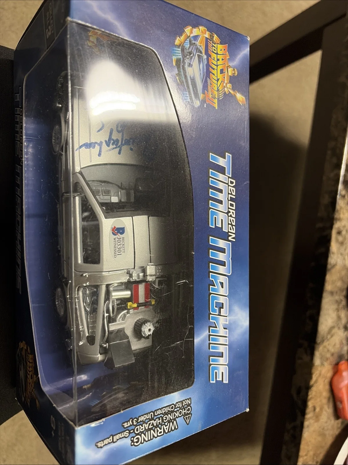 Christopher Lloyd — Christopher Lloyd Signed DeLorean Time Machine Back to the Future Beckett COA, image 3