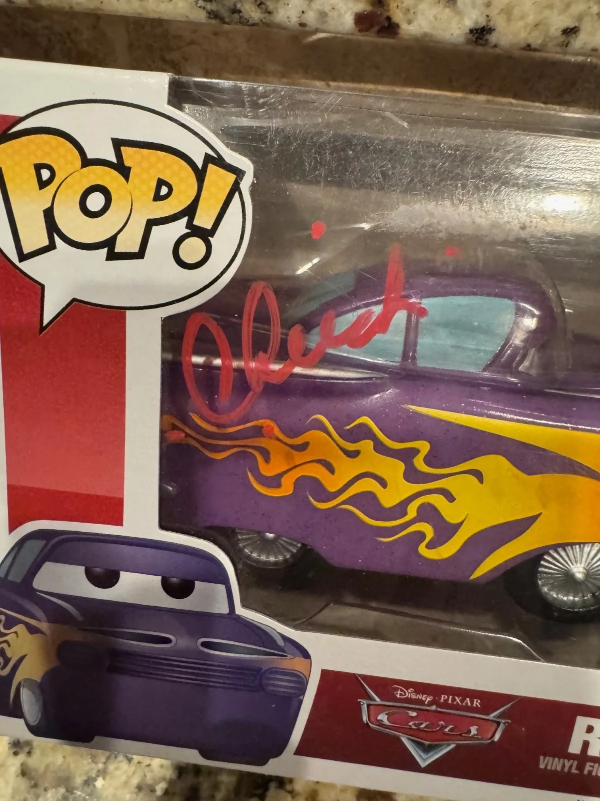CHEECH MARIN SIGNED FUNKO RAMONE CARS 131 TARGET-JSA, image 2