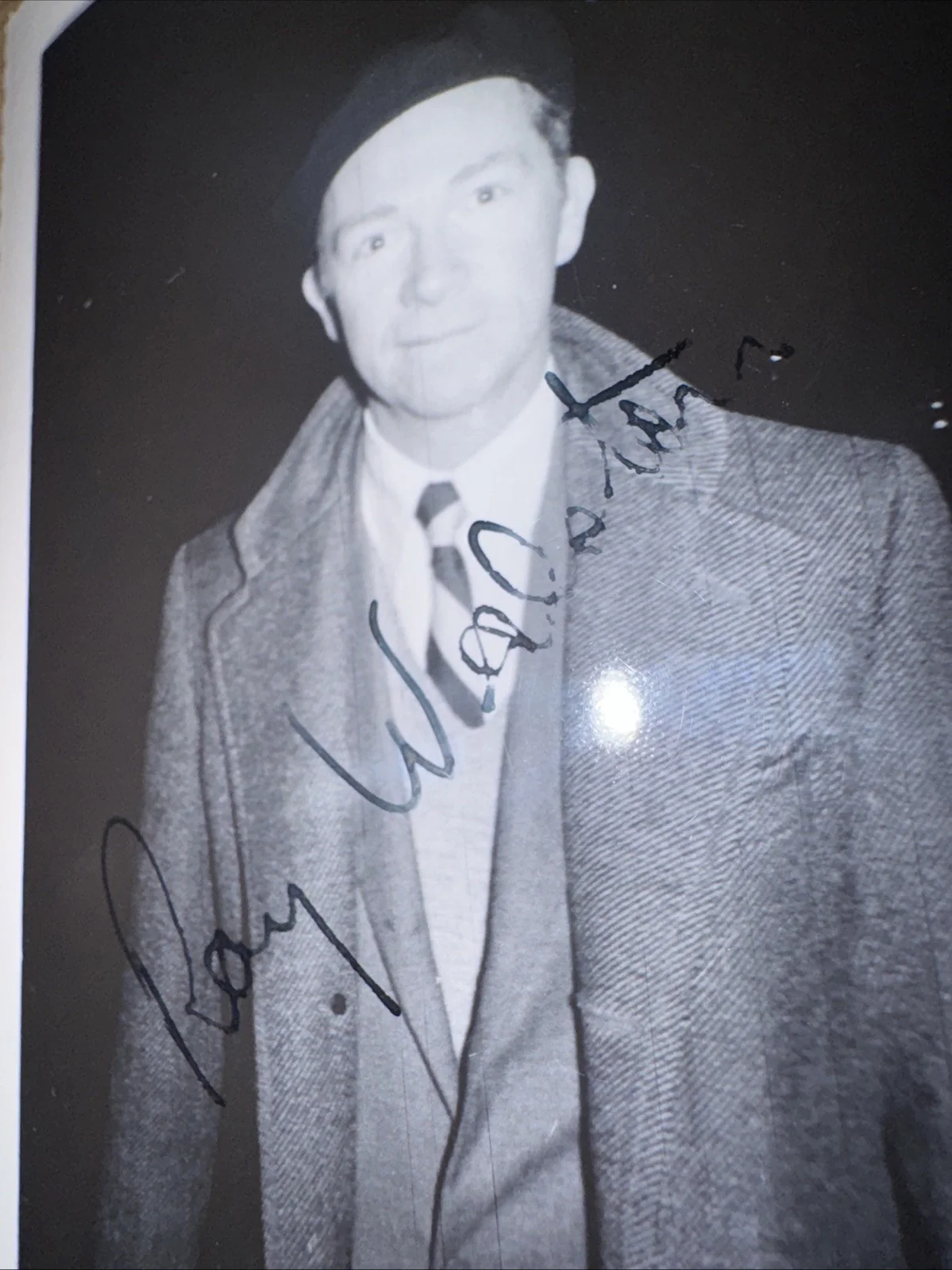 Ray Walston Fast Times My Favorite Martian Early Broadway Autograph Signed Photo, image 2