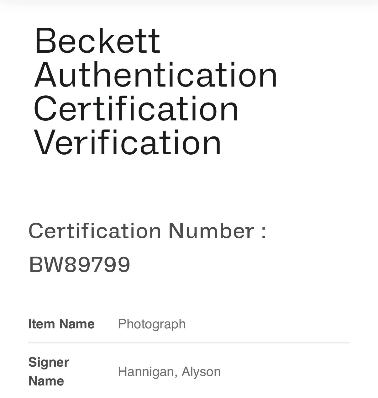 Alyson Hannigan — ALYSON HANNIGAN SIGNED 8x10 AUTOGRAPH PHOTO WILLOW VAMPIRE BECKETT BW89799, image 3