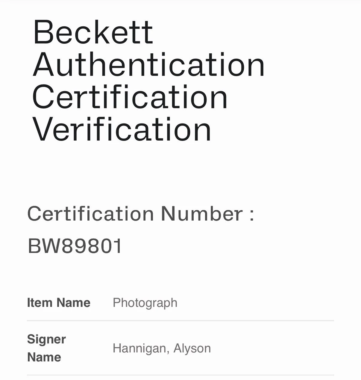 Alyson Hannigan — ALYSON HANNIGAN SIGNED 8x10 AUTOGRAPH PHOTO WILLOW VAMPIRE BECKETT BW89801, image 3