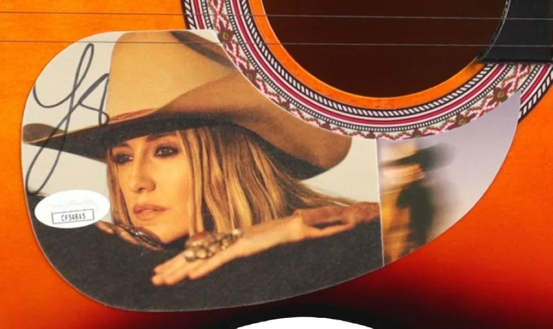 Lainey Wilson — Lainey Wilson Signed Whirlwind 38" Acoustic Guitar JSA Hologram, image 2