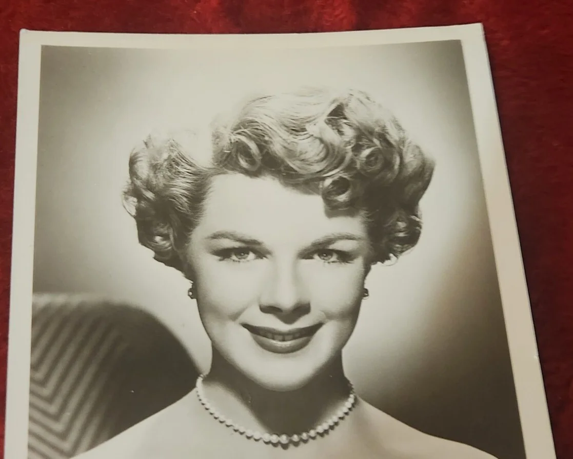 SALLY FORREST Autographed Black & White 6 x 4" Personalized Inscription, image 3