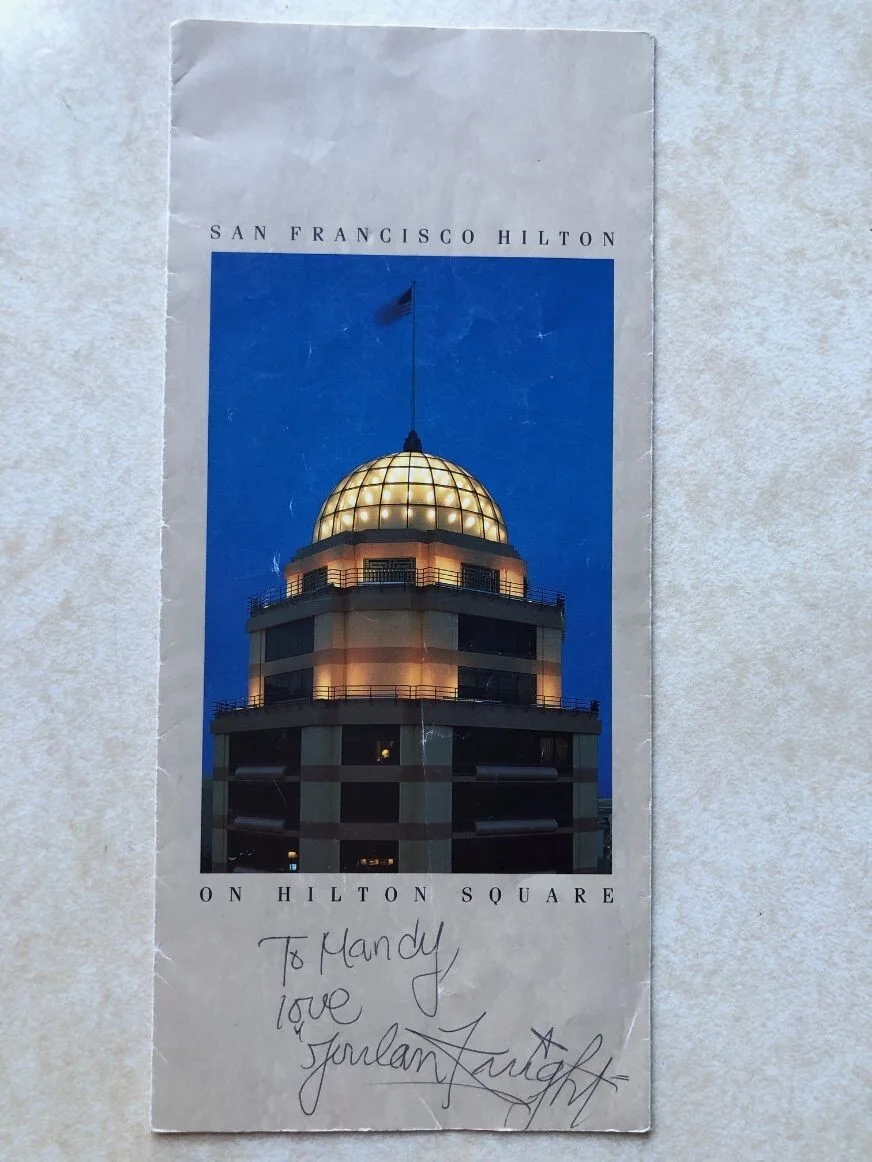 Jordan Knight — Jordan Knight Signed San Francisco Hilton Brochure + Card NKOTB Autograph, изображение 2