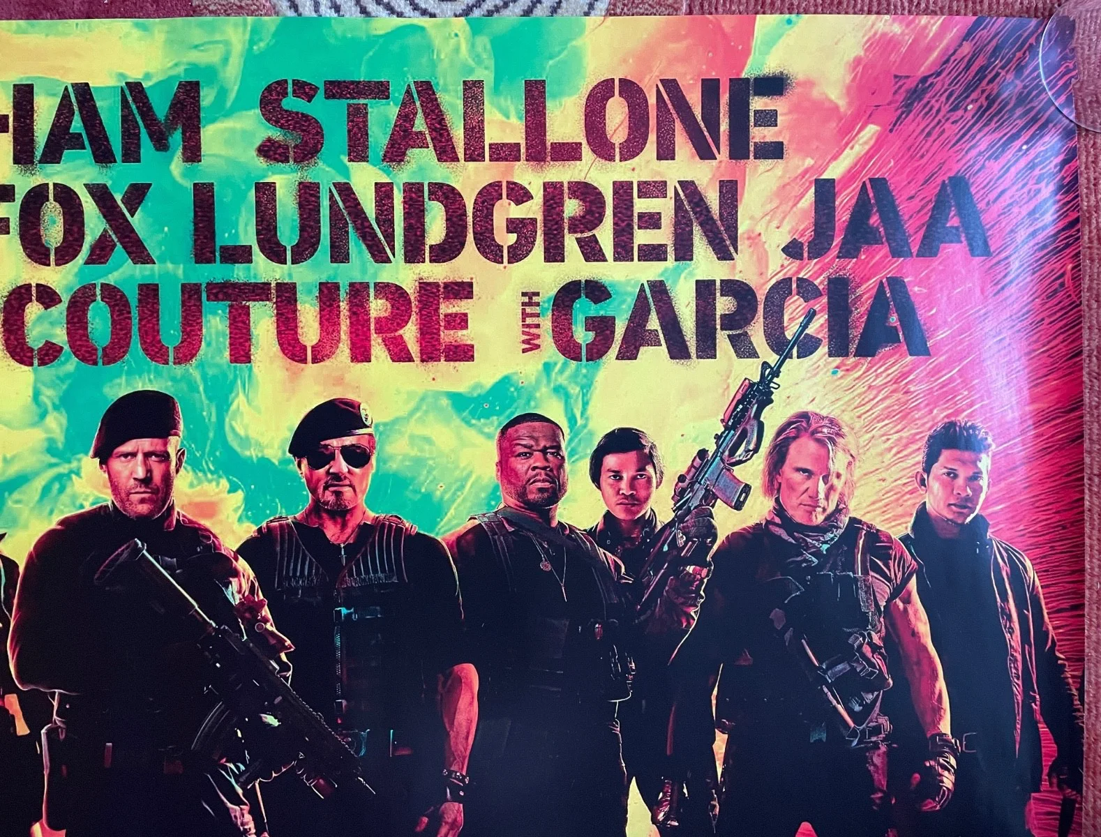 THE EXPENDABLES 4 (2023) Original UK Quad Movie Poster Jason Statham Megan Fox, изображение 3