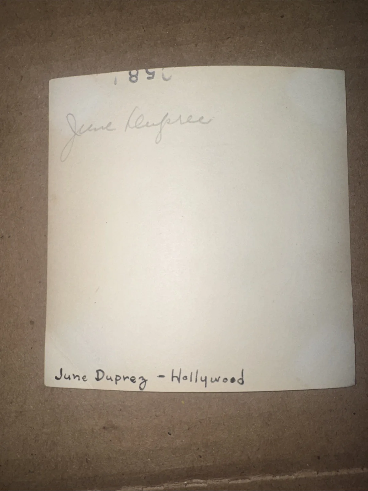 June Duprez Hollywood Actress Autograph Signed Photo, изображение 3