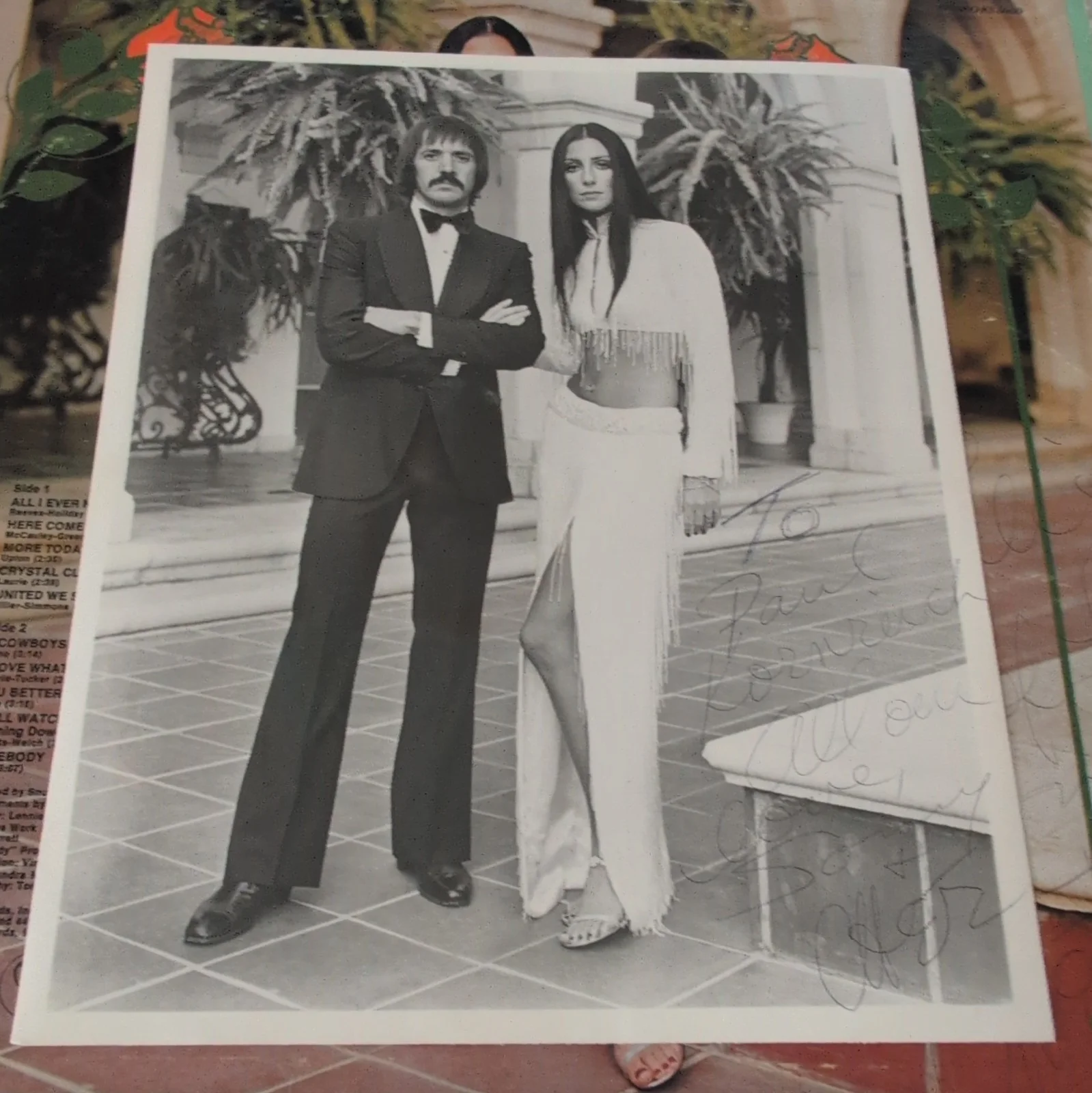 Sonny & Cher All I Ever Need Is You Vinyl Record Kapp KS-3649 Autographed Cover, изображение 4