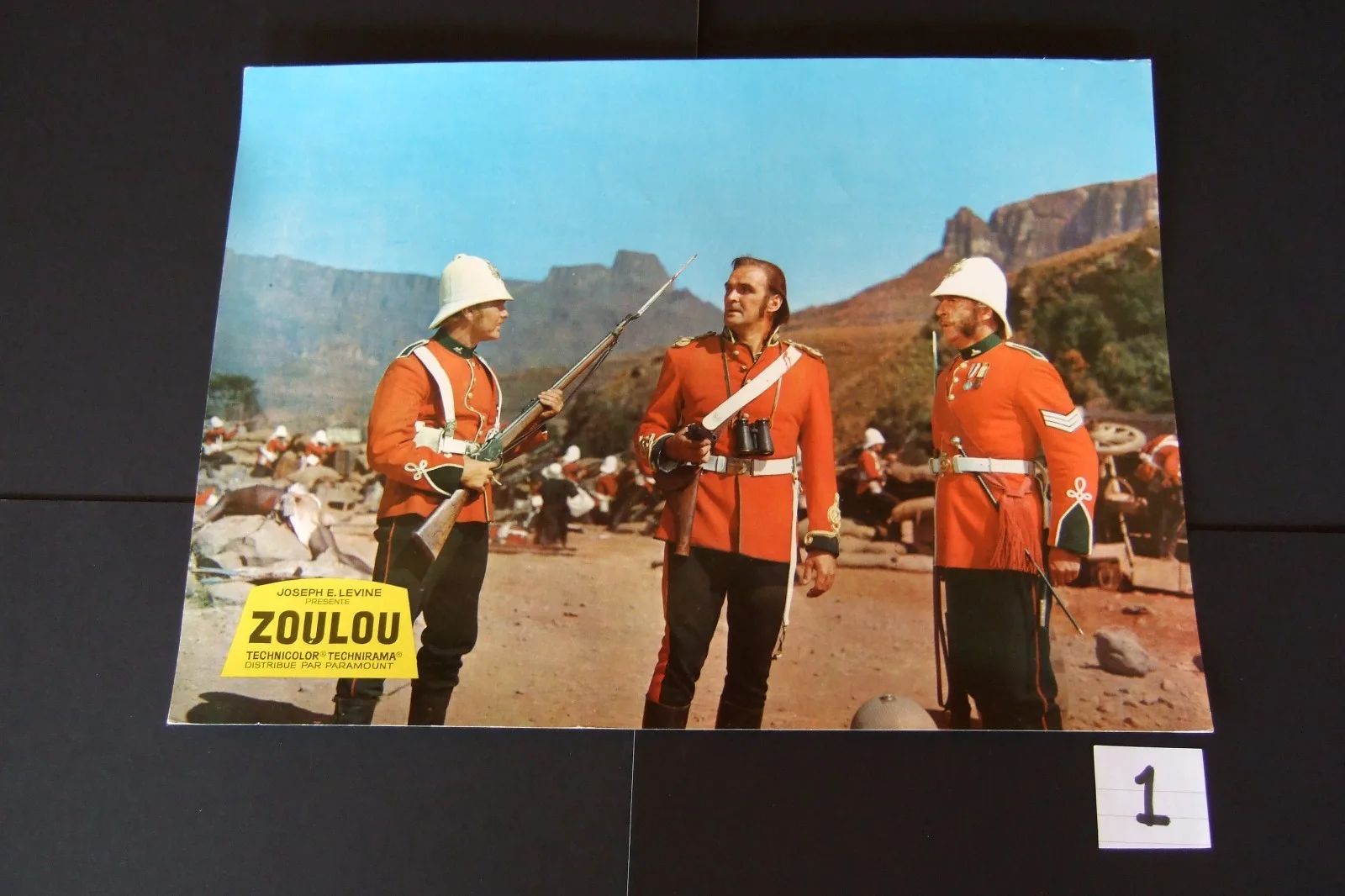11 x ZULU 1964 ORIGINAL FRENCH POSTERS + COPIES OF MEDALS STANLEY BAKER, изображение 2