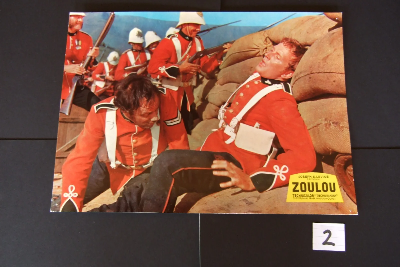 11 x ZULU 1964 ORIGINAL FRENCH POSTERS + COPIES OF MEDALS STANLEY BAKER, изображение 3