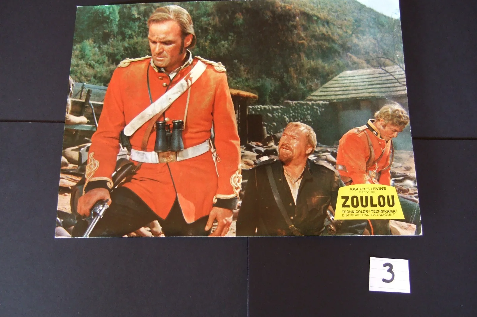 11 x ZULU 1964 ORIGINAL FRENCH POSTERS + COPIES OF MEDALS STANLEY BAKER, изображение 4