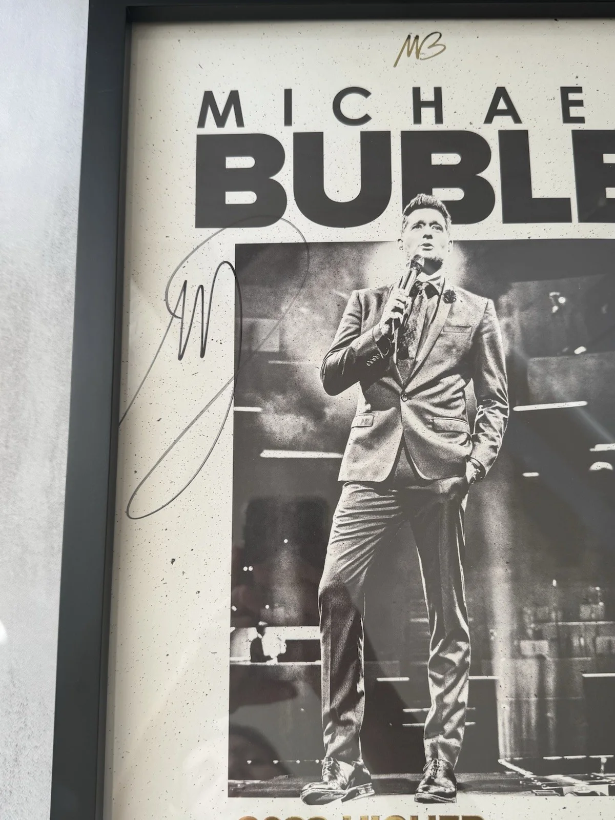 Michael Bublé Signed Poster - 2022 Higher World Tour | Concert Memorabilia, изображение 3