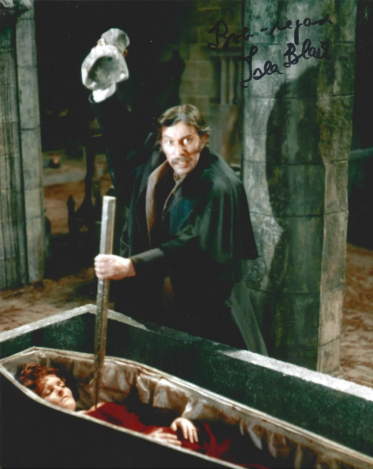Isla Blair — Isla Blair 8x10 Signed 'Taste the Blood of Dracula' Photo