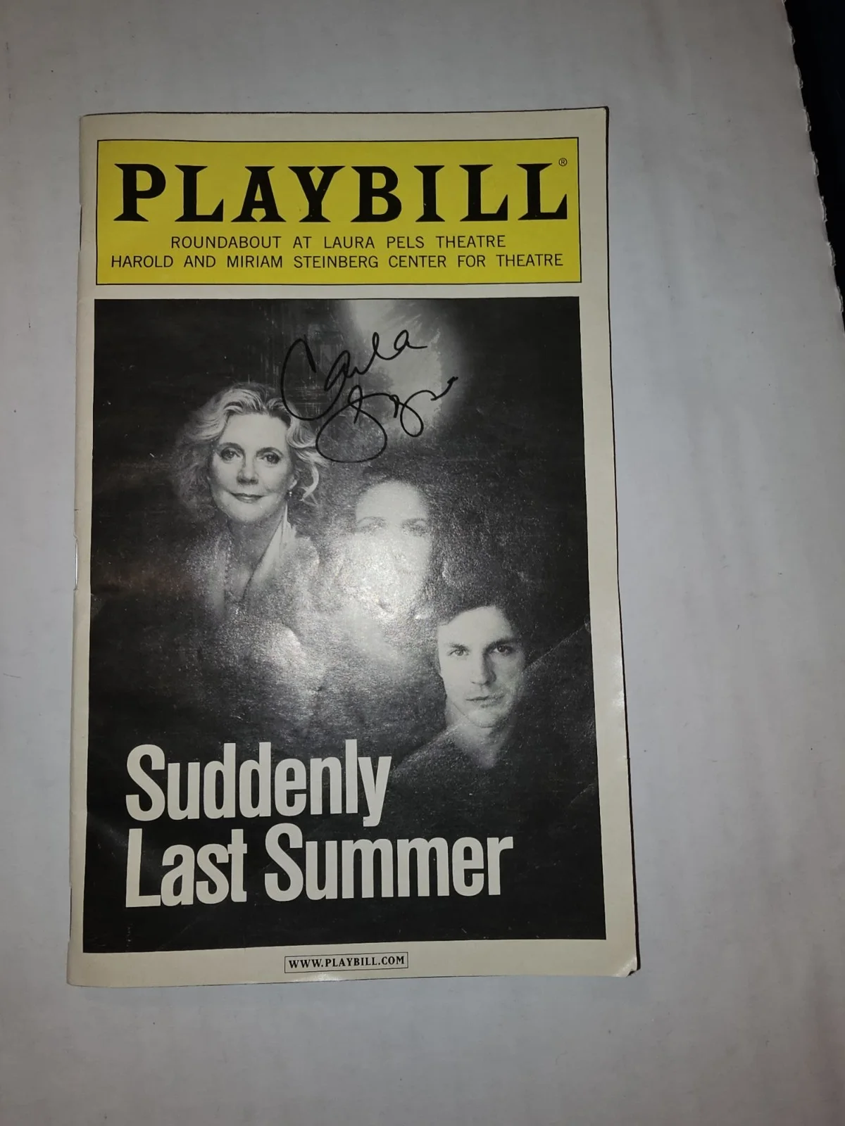CARLA GUGINO SIGNED AUTOGRAPH BROADWAY PLAYBILL Suddenly Last Summer 2006, изображение 2