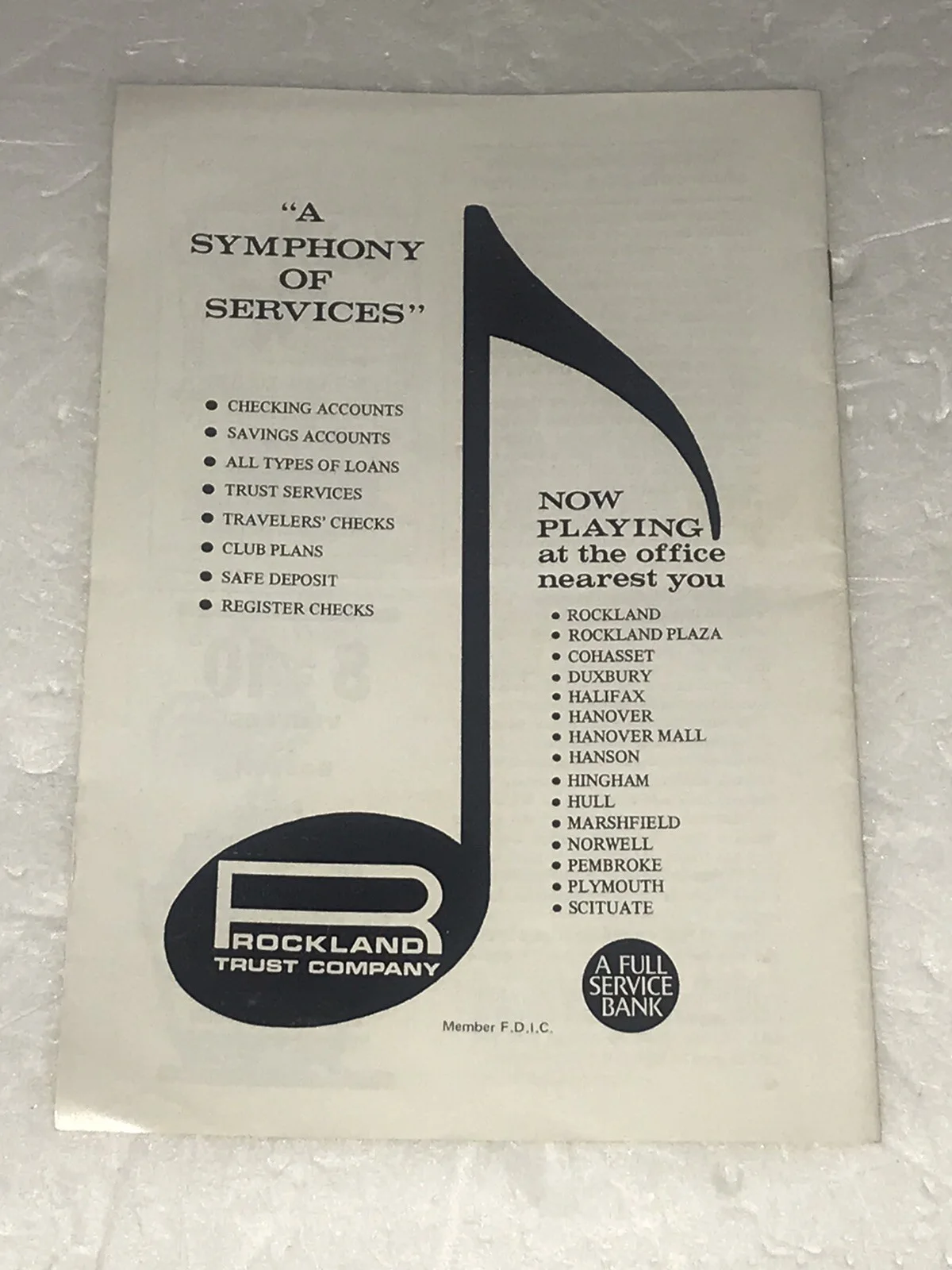 1972 SERGIO FRANCHI PROGRAM SIGNED AUTOGRAPH ITALIAN SOUTH SHORE MUSIC CIRCUS MA, изображение 3