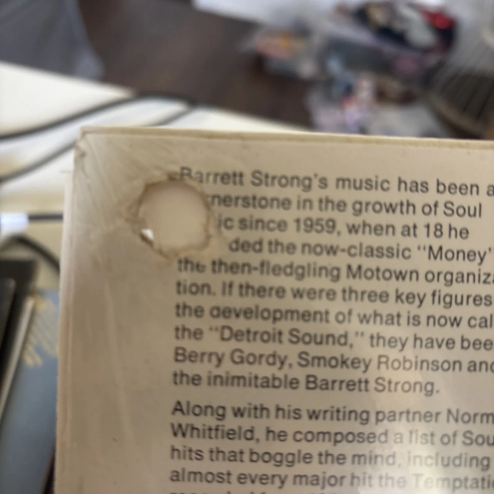 Barrett Strong - Stronghold (LP), image 3