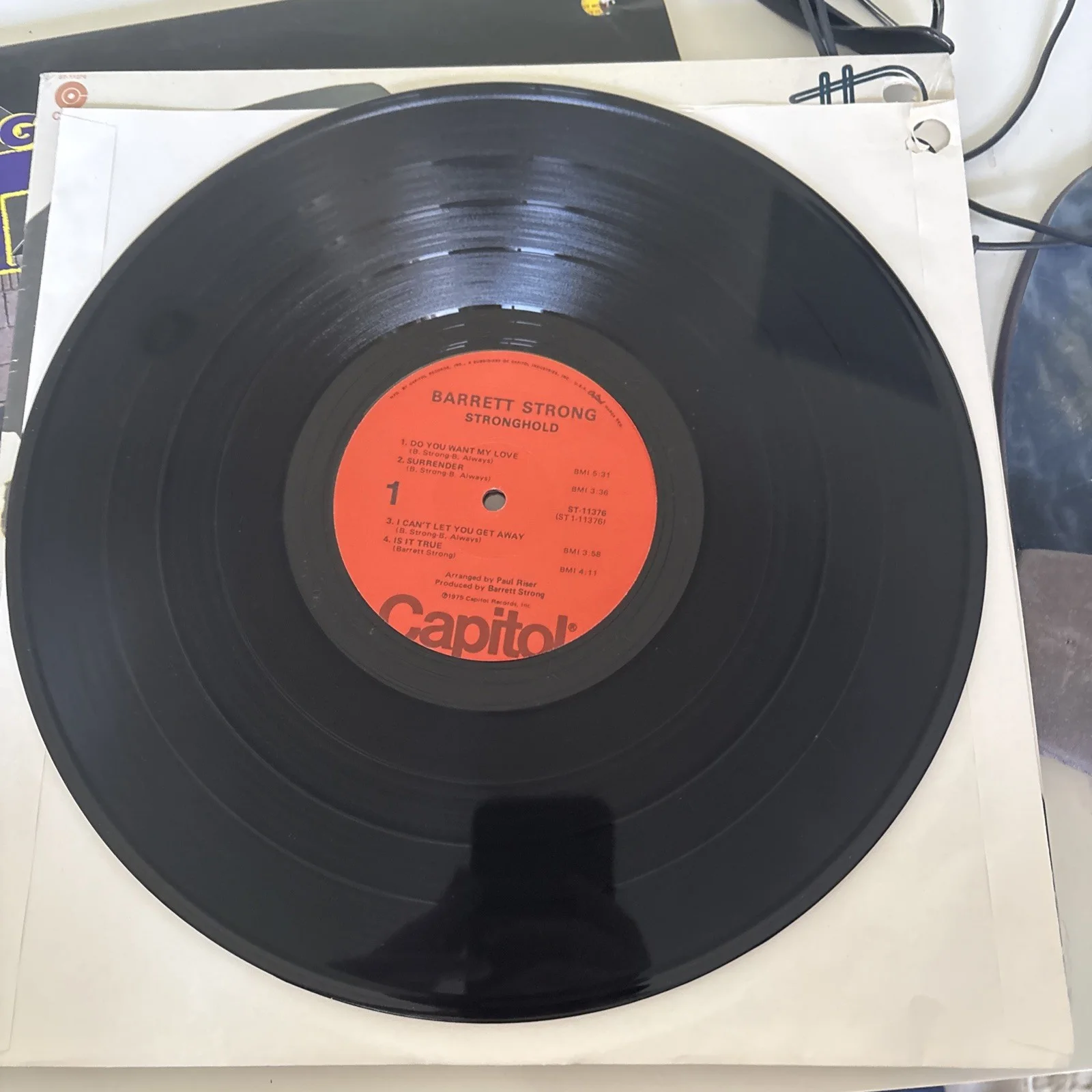 Barrett Strong - Stronghold (LP), image 4
