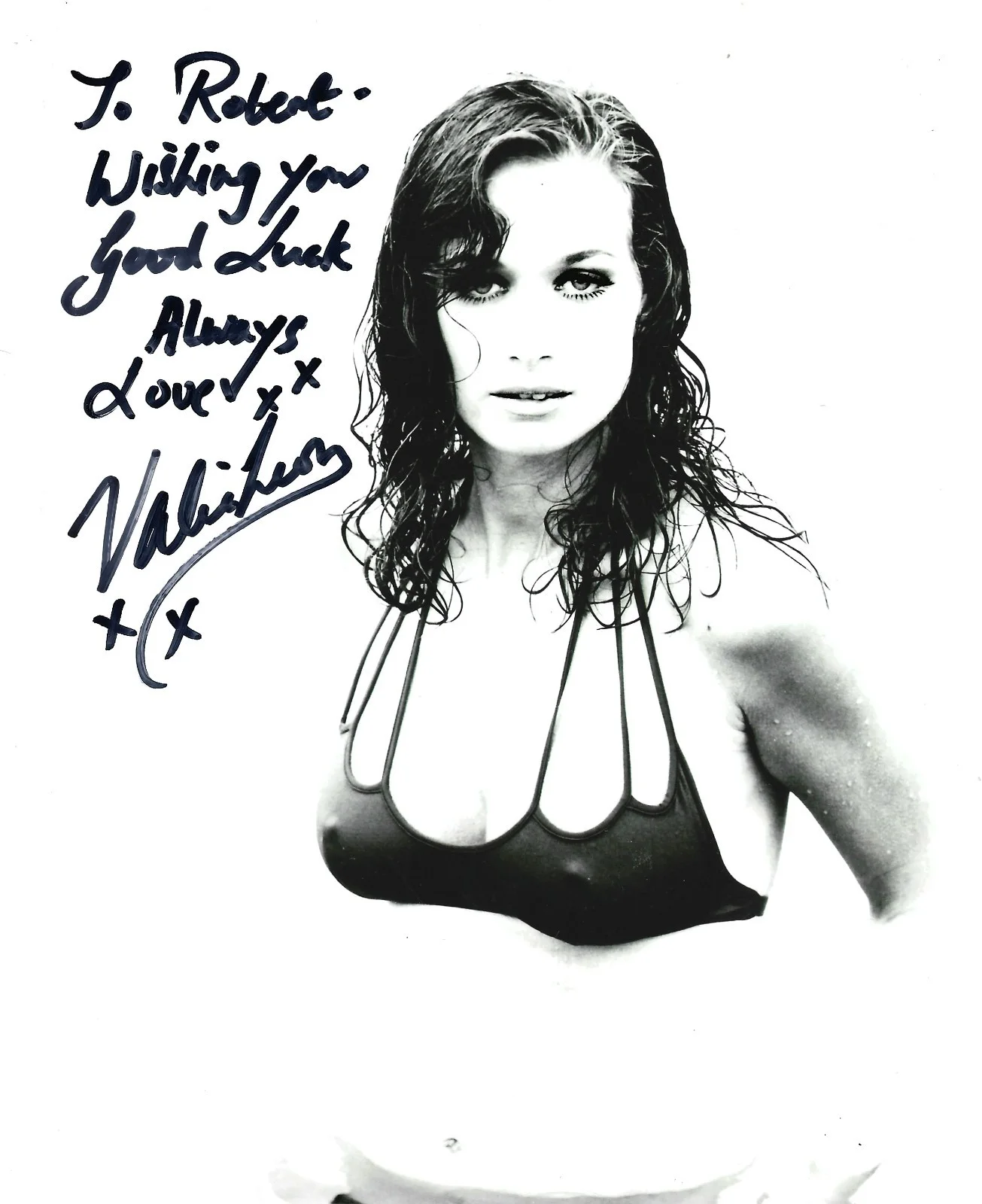 Valerie Leon — Valerie Leon 8x10 Signed 007 James Bond Photo