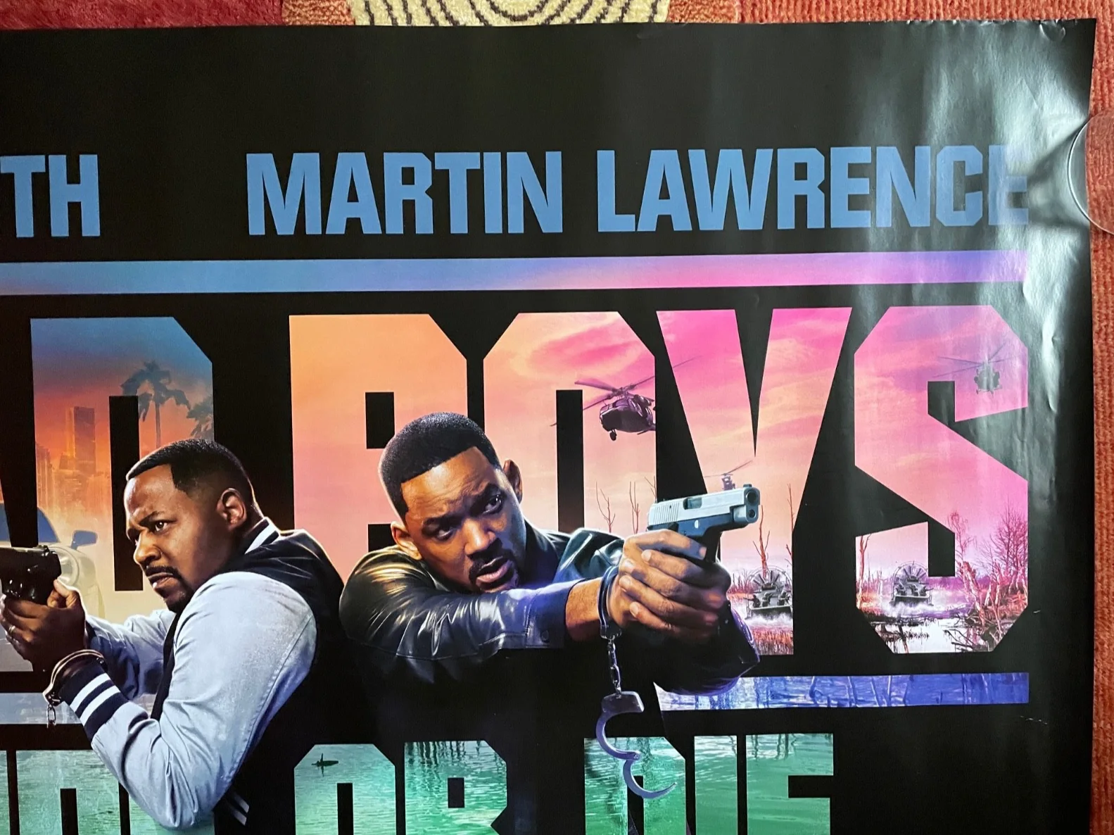 BAD BOYS: RIDE OR DIE (2024) Original UK Quad Movie Poster Will Smith, изображение 3