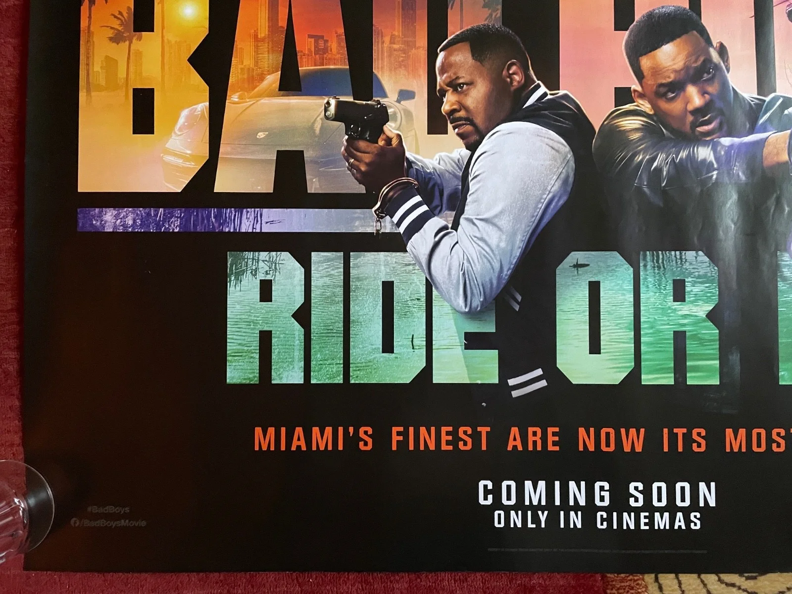 BAD BOYS: RIDE OR DIE (2024) Original UK Quad Movie Poster Will Smith, изображение 4