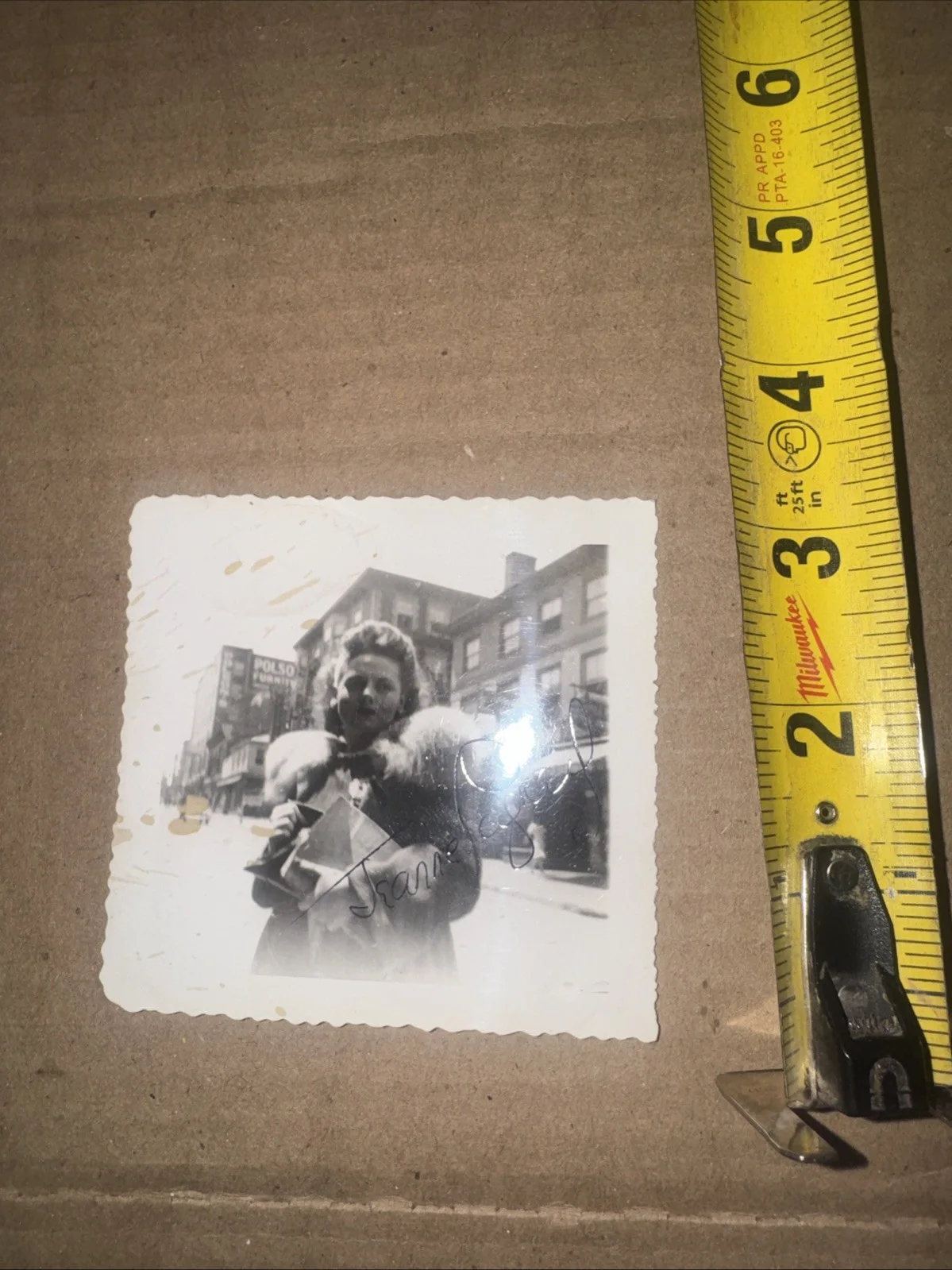Jeanne Cagney Sister Of James Autograph Signed Photo Actress d.1984, изображение 3