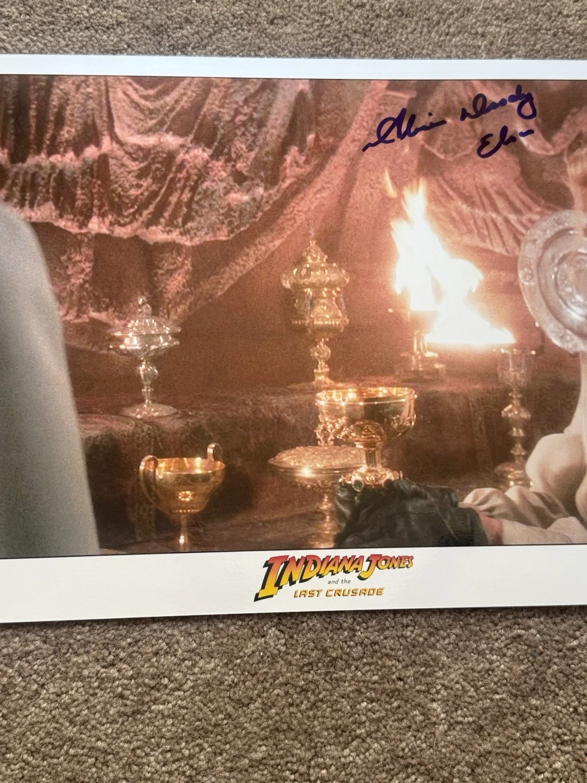ALISON DOODY "Elsa" Signed Auto INDIANA JONES Last Crusade 11x14 Photo PSA/DNA, изображение 3