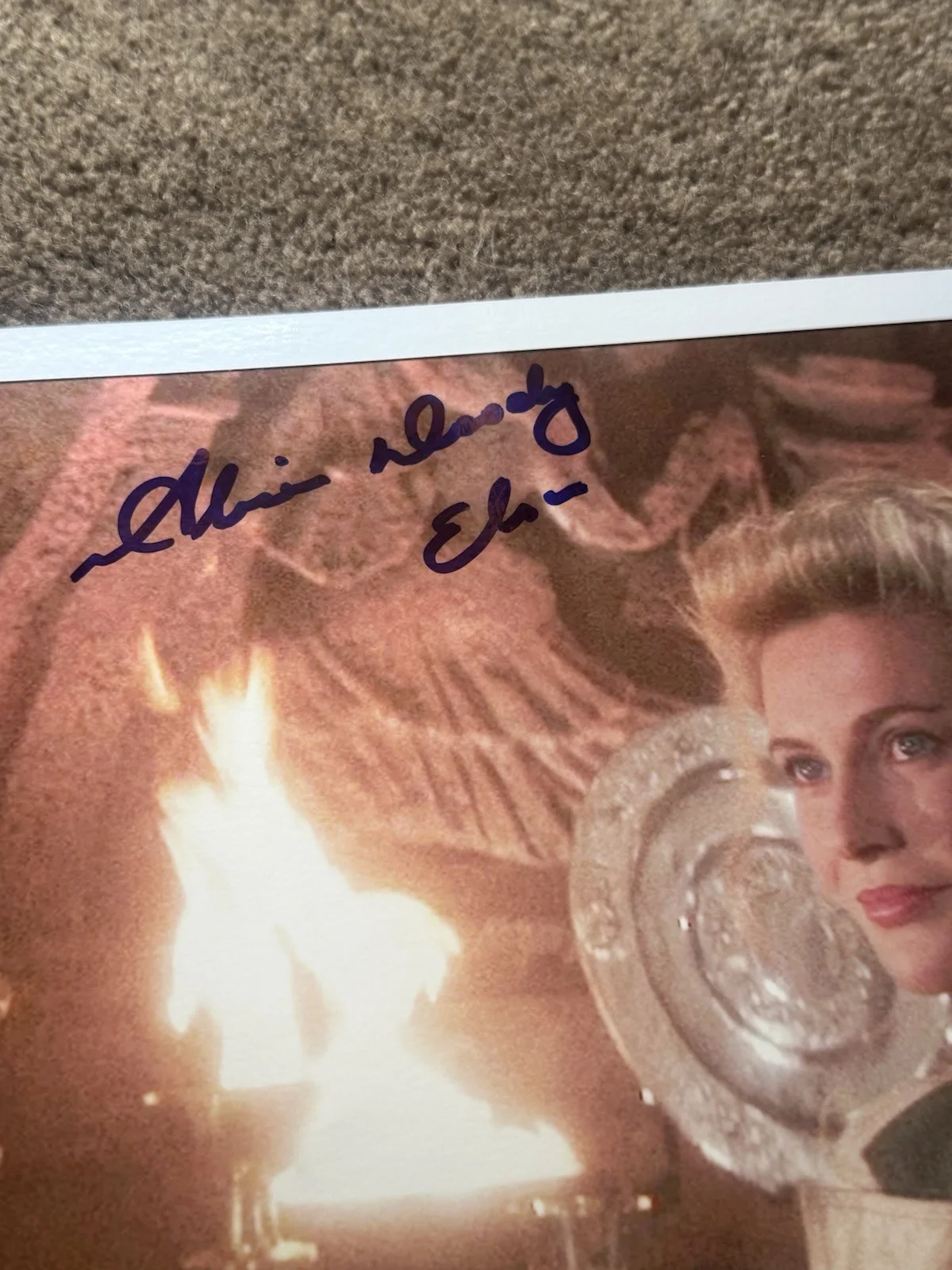 ALISON DOODY "Elsa" Signed Auto INDIANA JONES Last Crusade 11x14 Photo PSA/DNA, изображение 5
