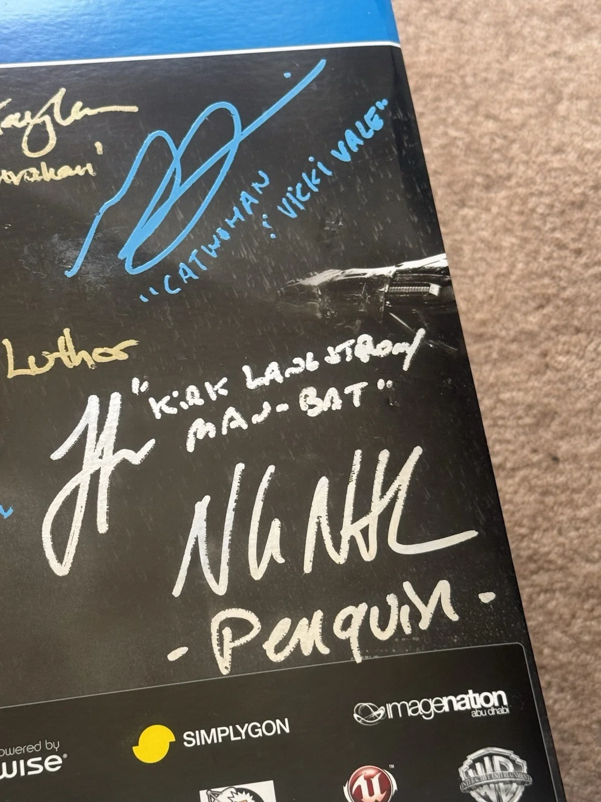Kevin Conroy, Troy Baker — Batman Arkham Knight PS4 Limited Edition Multi Signed Conroy Baker North +, image 2