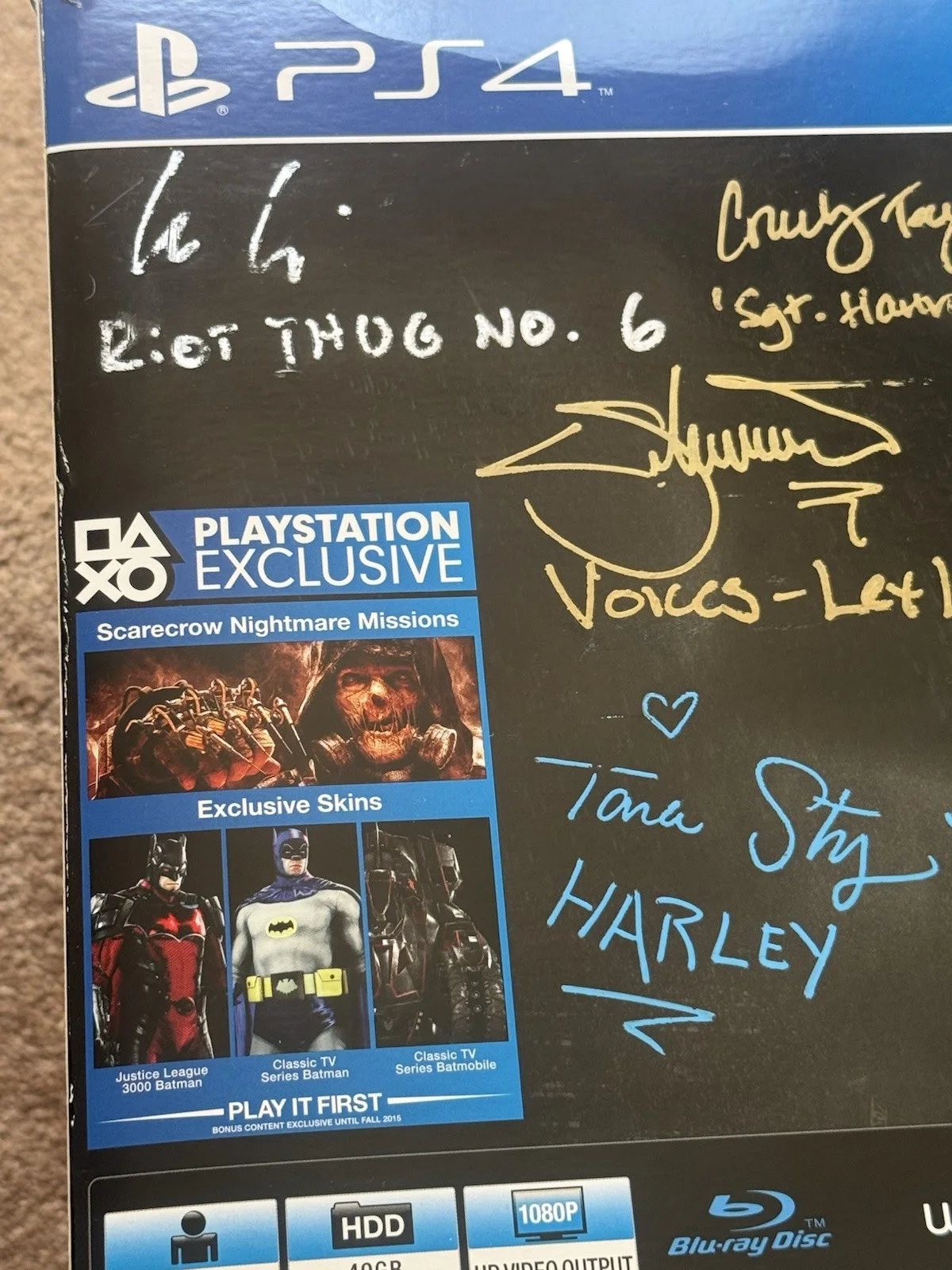 Kevin Conroy, Troy Baker — Batman Arkham Knight PS4 Limited Edition Multi Signed Conroy Baker North +, image 5