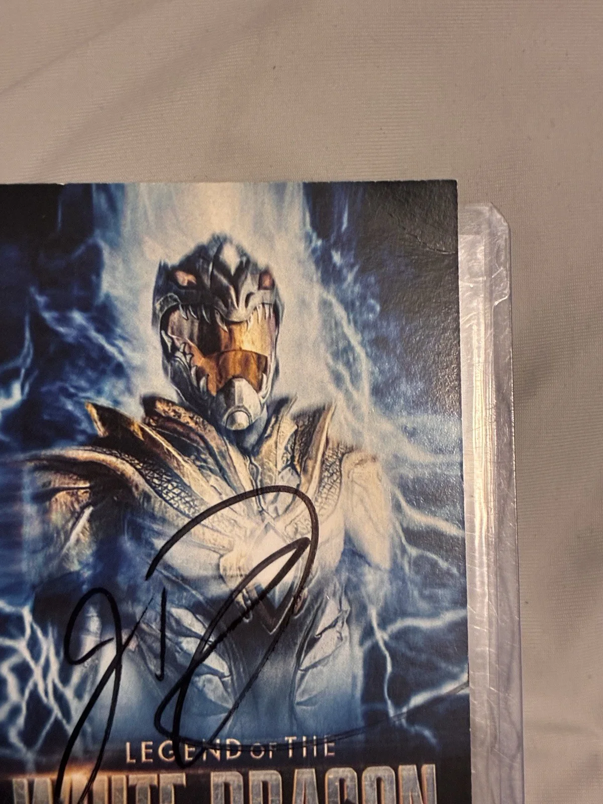 Jason David Frank Legend Of The White Dragon Signed Card Power Rangers, изображение 3