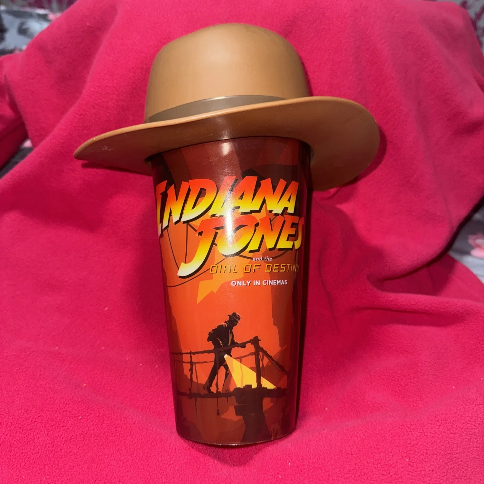 Ltd Edition Odeon Cinemas Indiana Jones Dial Of Destiny Drinks Cup & Hat Topper, изображение 2