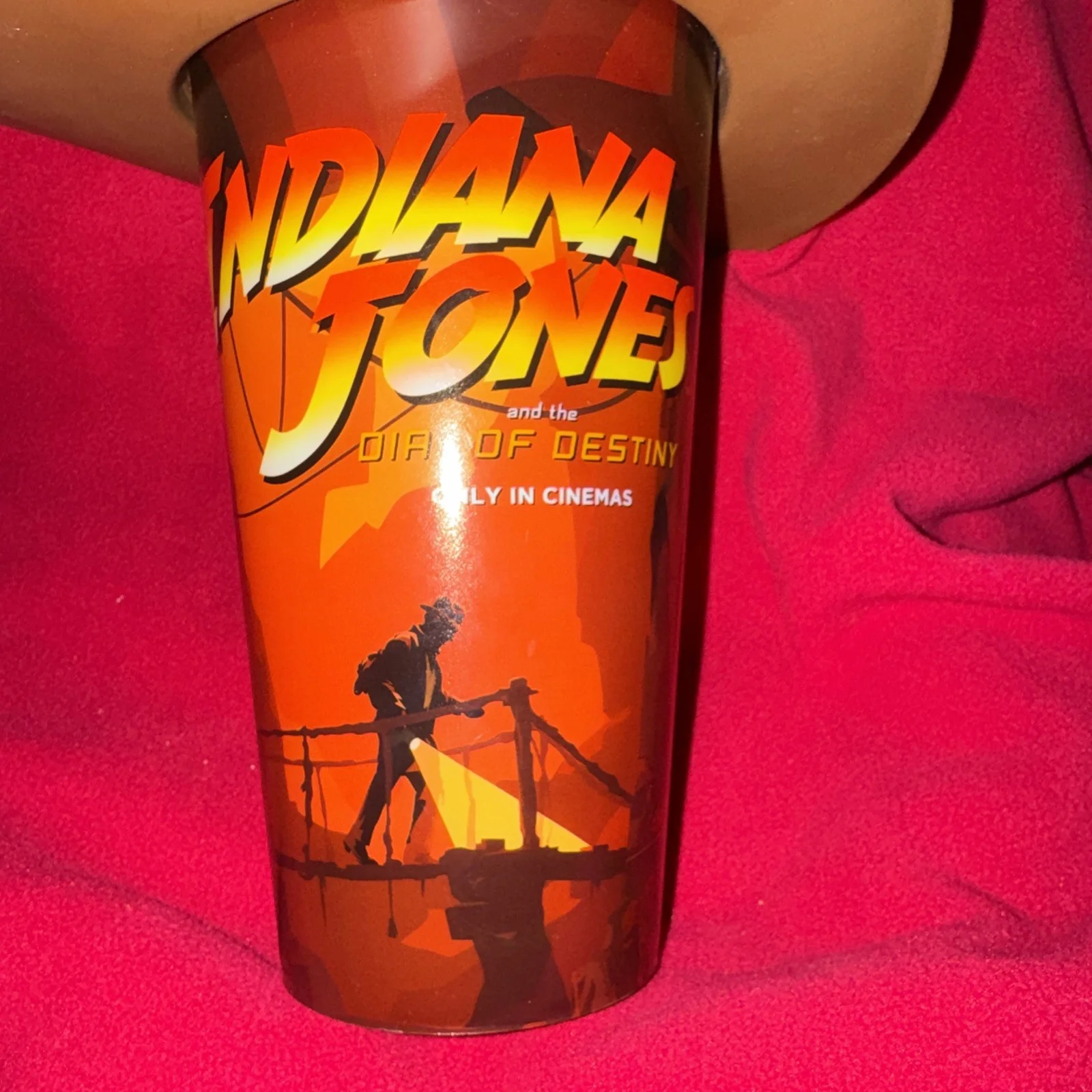 Ltd Edition Odeon Cinemas Indiana Jones Dial Of Destiny Drinks Cup & Hat Topper, изображение 3