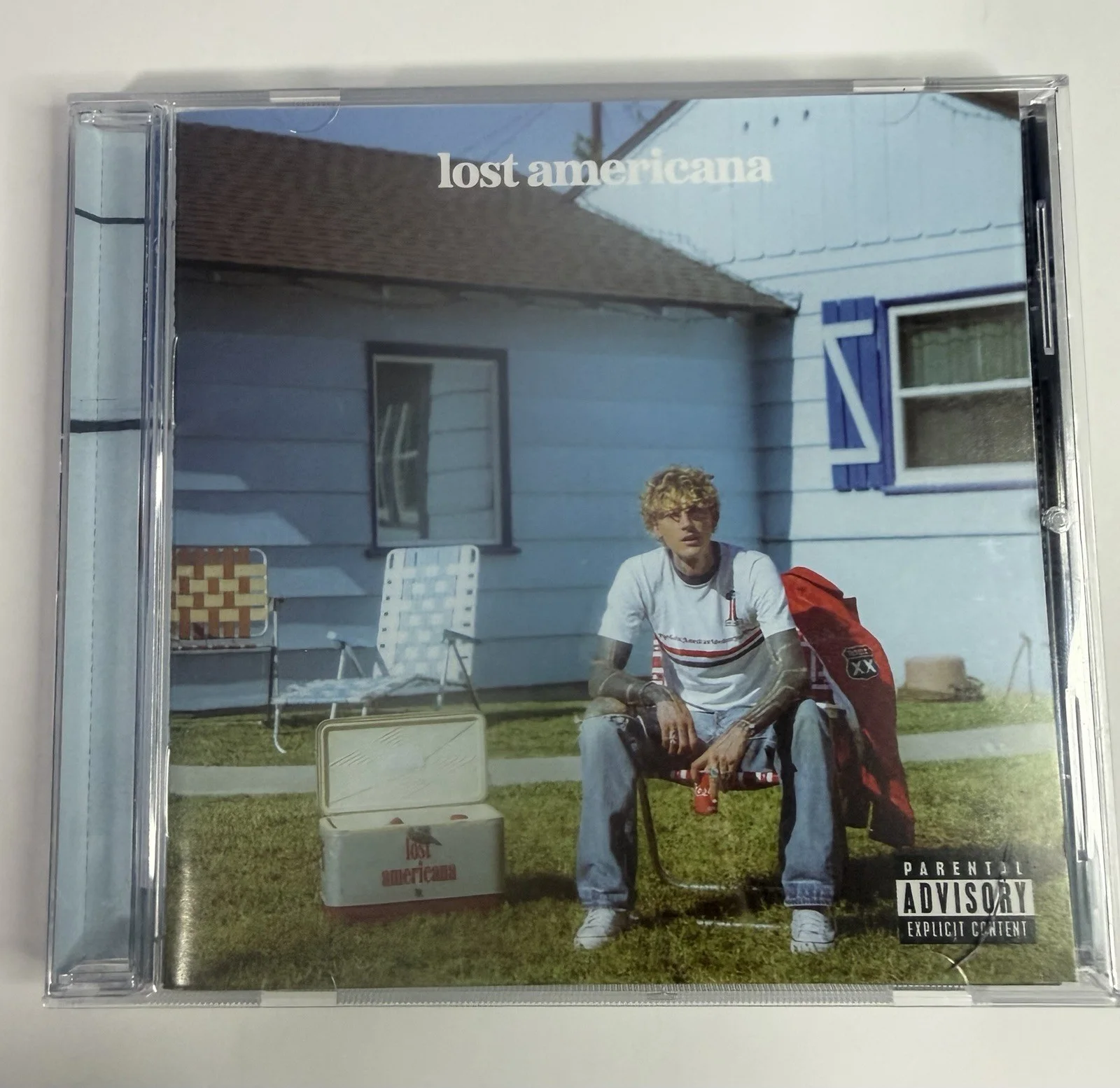 Machine Gun Kelly MGK autographed Lost Americana signed CD Cover - PSA COA !, изображение 3