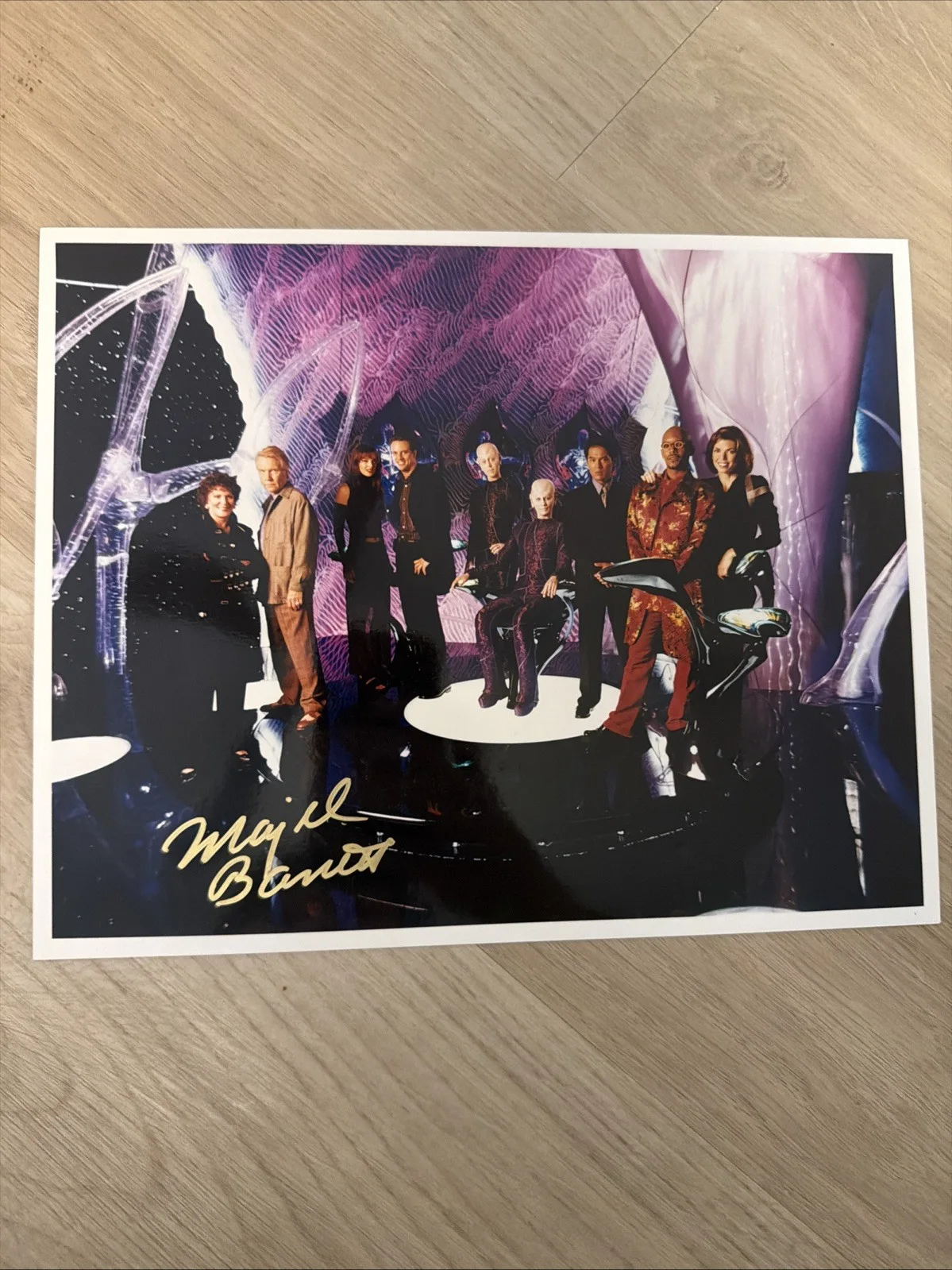 Majel Barrett — Star Trek The Next Generation Photo of Majel Barrett Autographed 8x10 Photo