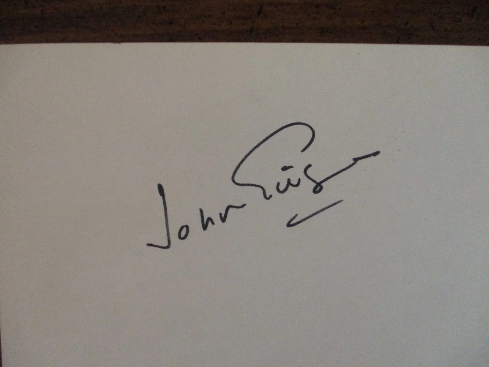 JOHN GIELGUD(D-2000)(Becket/The Seagull/Romeo and Juliet)Signed 3 x 5 Index Card, изображение 2